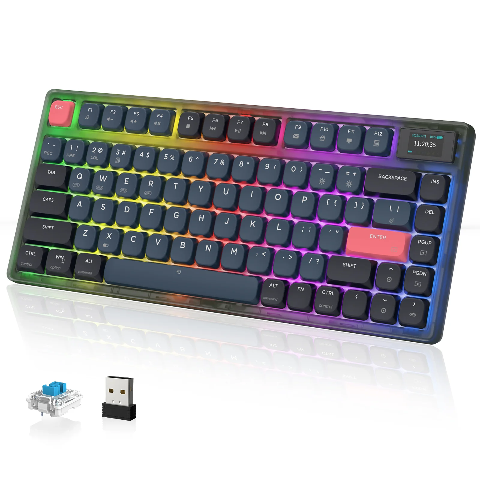 ATTACK SHARK x AJAZZ AK832 Mechanical Keyboard - Image 20