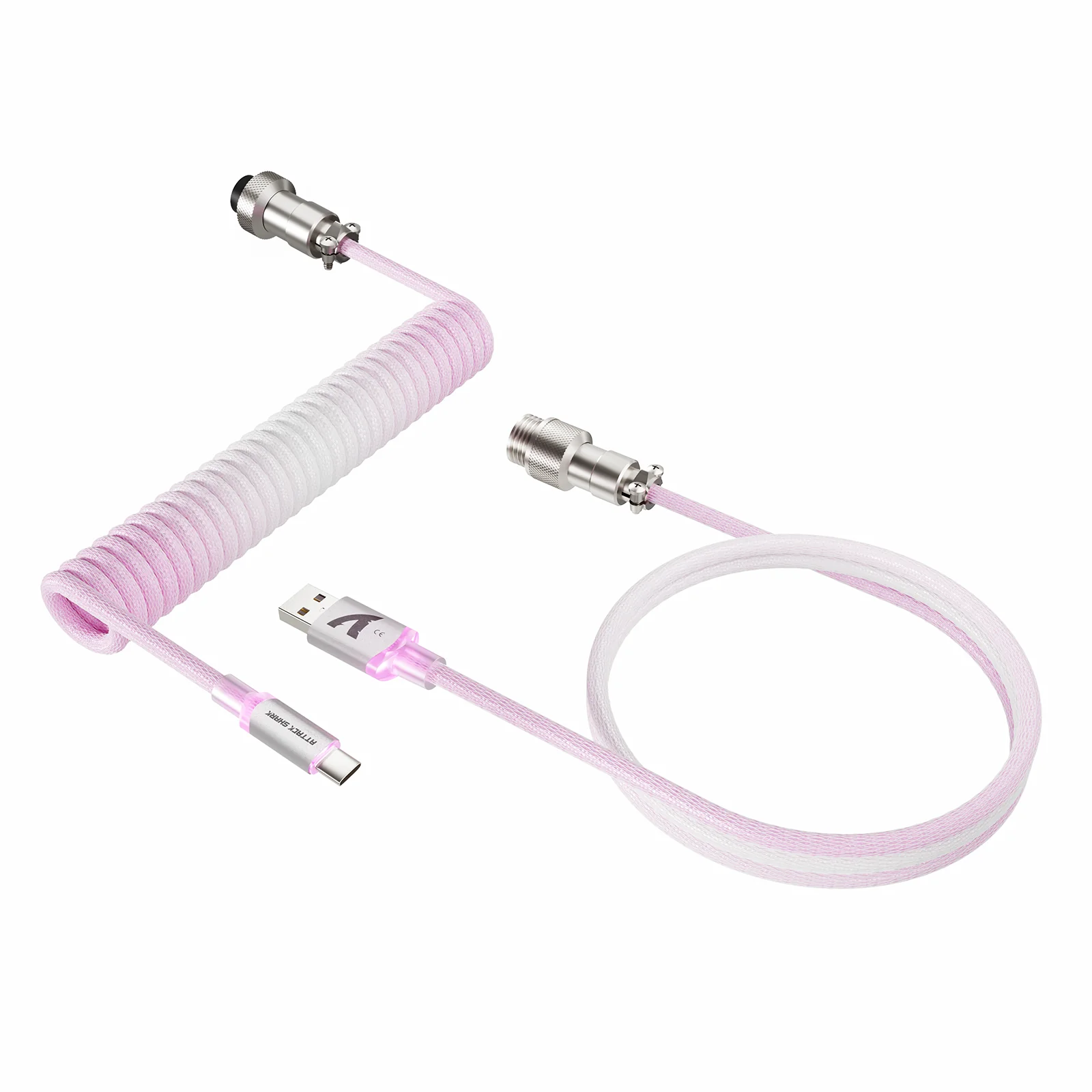 ATTACK SHARK C01ULTIMATE Coiled Cable for 8KHz Magnetic Keyboard - Image 3
