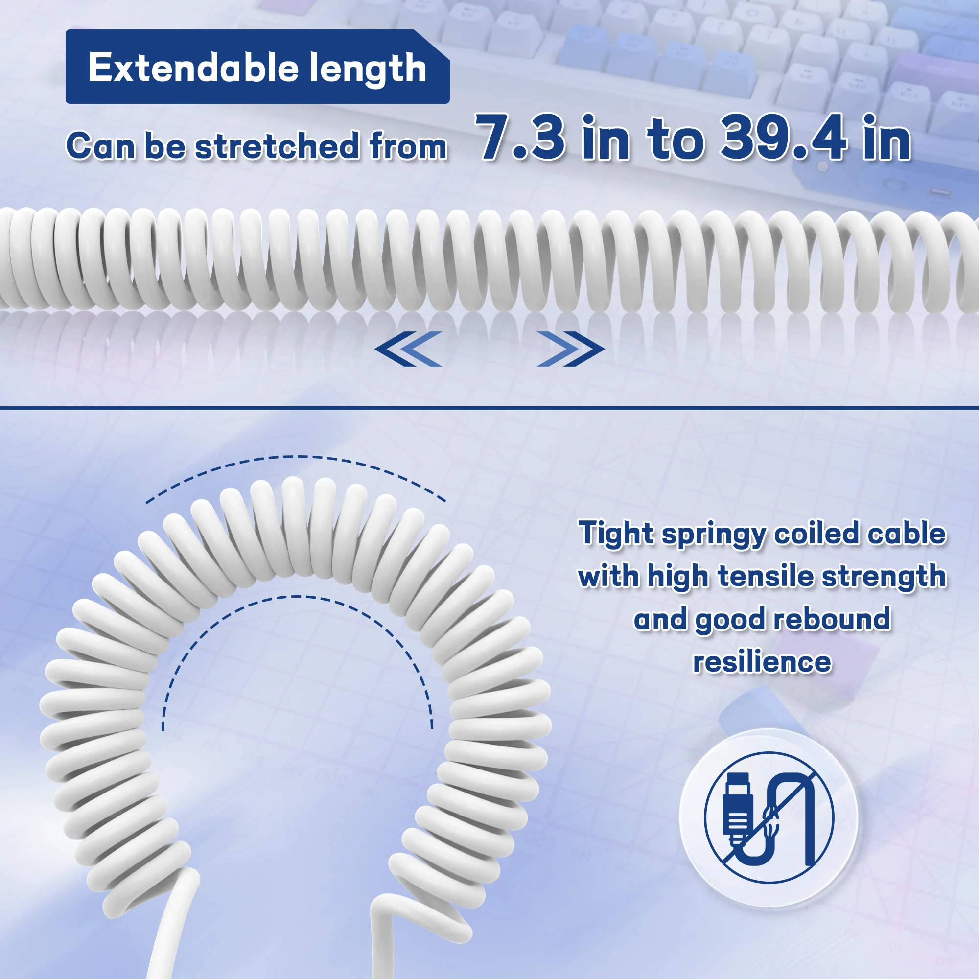 ATTACK SHARK C04-C COILED CABLE - Image 6