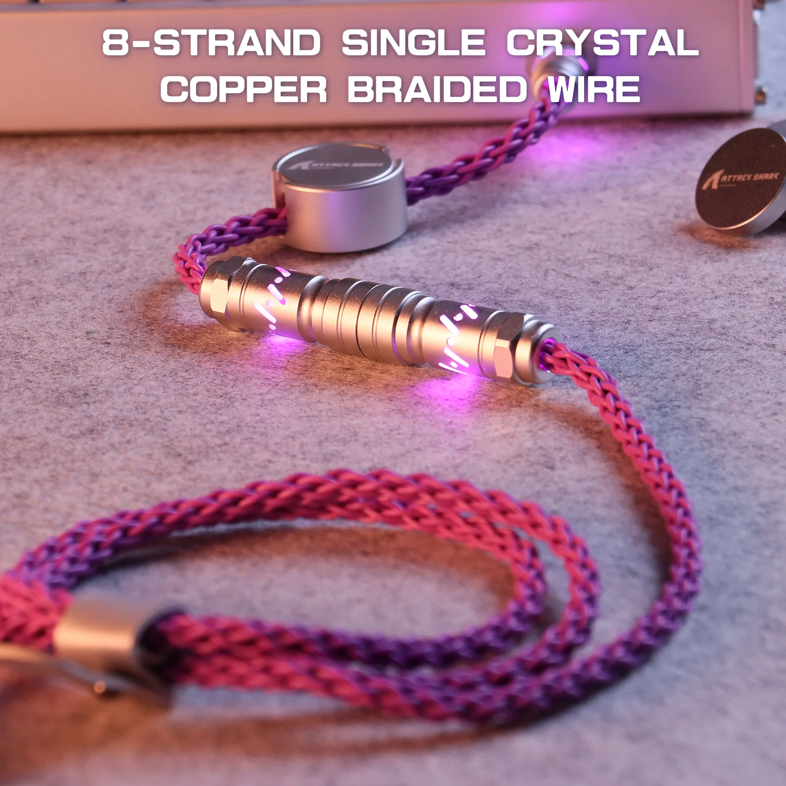 ATTACK SHARK C07 Custom Aviator Cable for 8KHz Magnetic Keyboard - Image 14