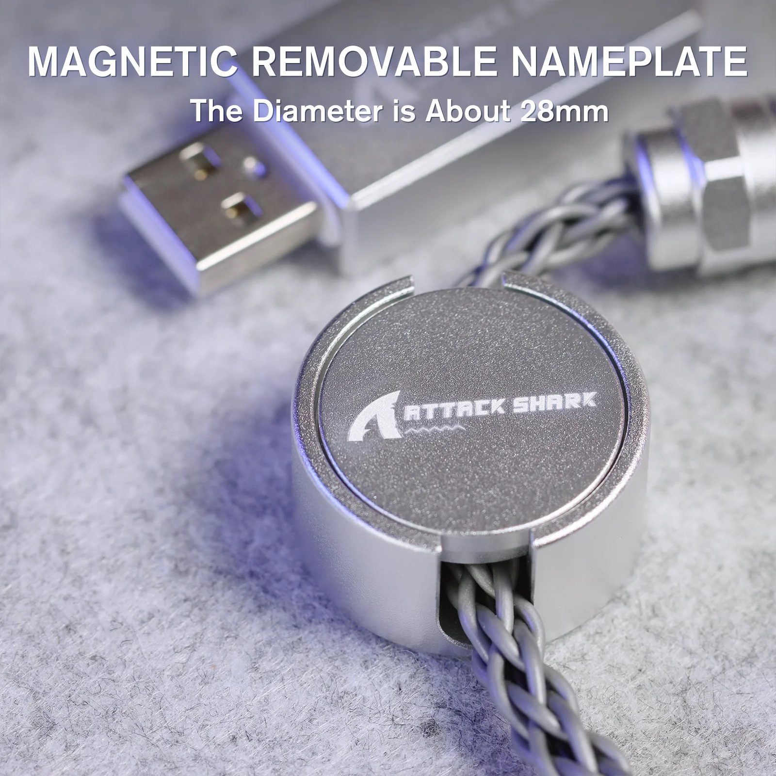 ATTACK SHARK C07 Custom Aviator Cable for 8KHz Magnetic Keyboard - Image 43