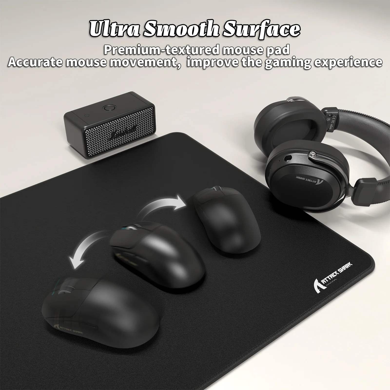 ATTACK SHARK CM02PRO eSport Gaming Mousepad (900x400x4 MM) - Image 5