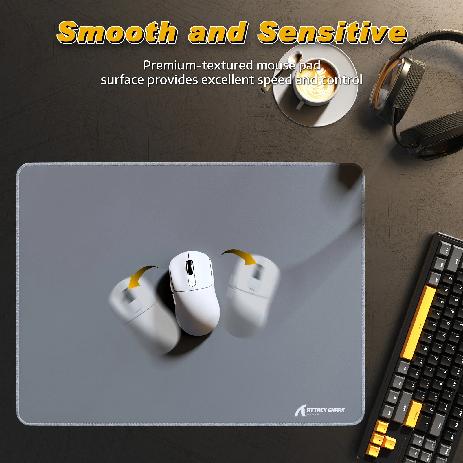 ATTACK SHARK CM02SE eSport Gaming Mousepad (410x310x4 MM) - Image 12