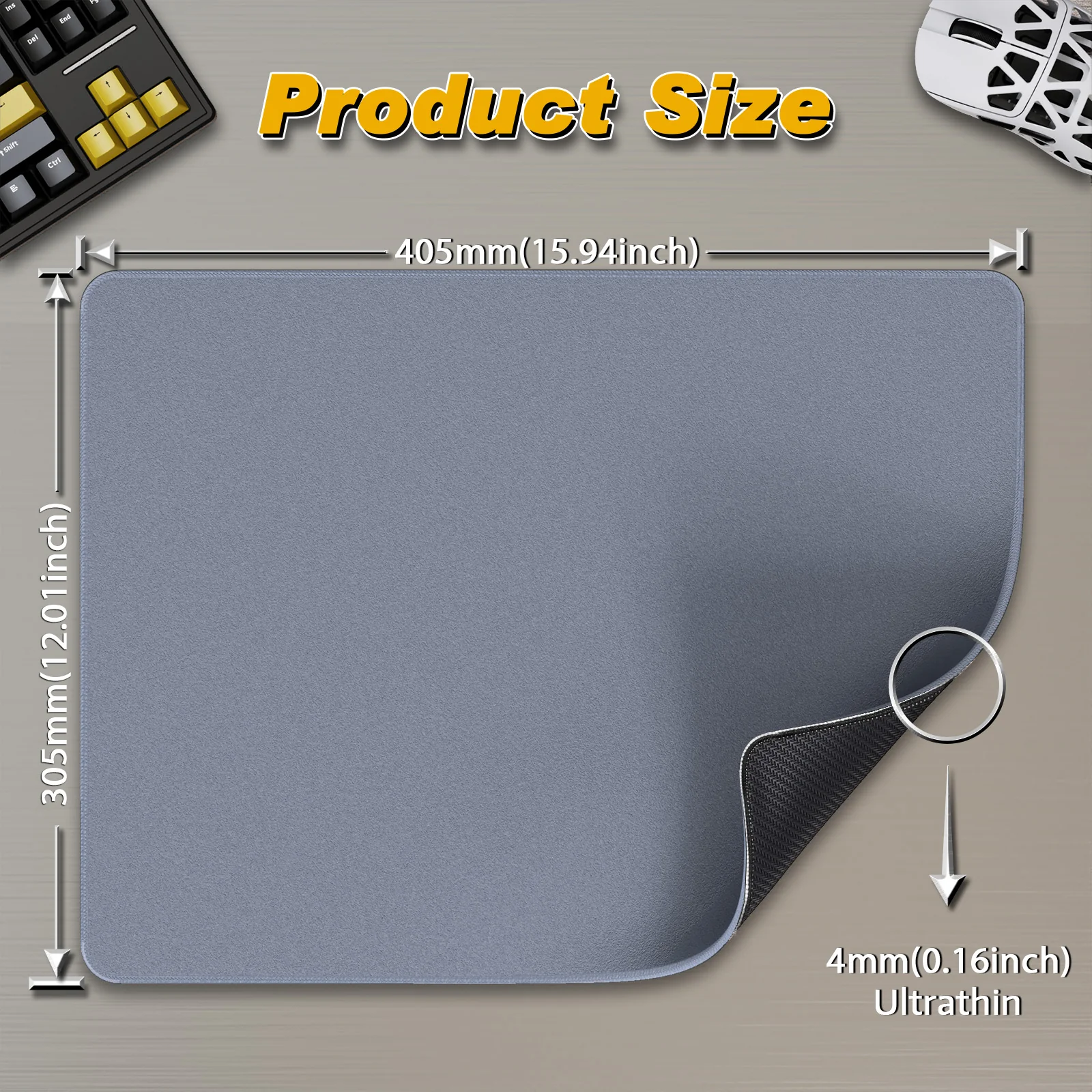 ATTACK SHARK CM02SE eSport Gaming Mousepad (410x310x4 MM) - Image 18