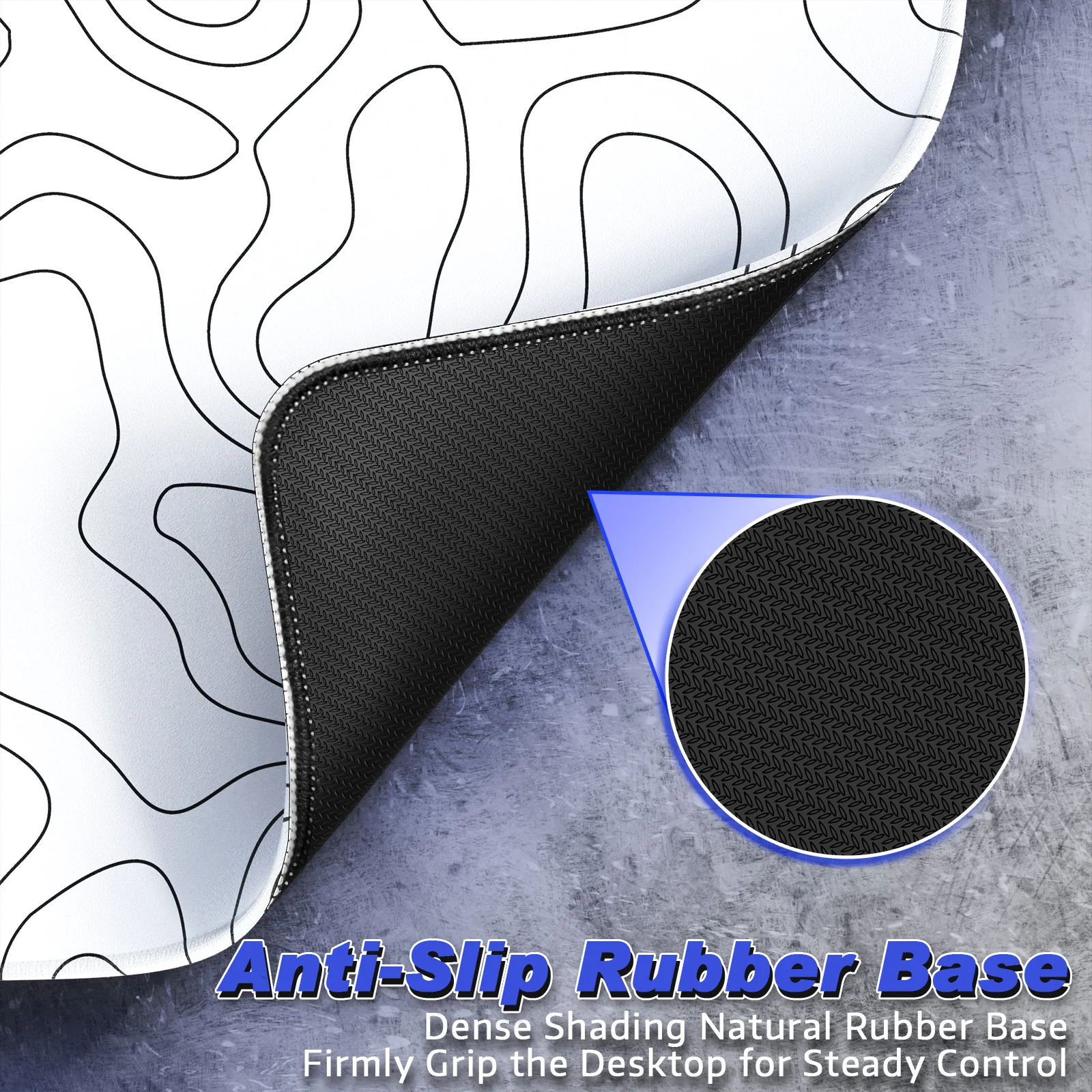 ATTACK SHARK CM02SE eSport Gaming Mousepad (410x310x4 MM) - Image 33