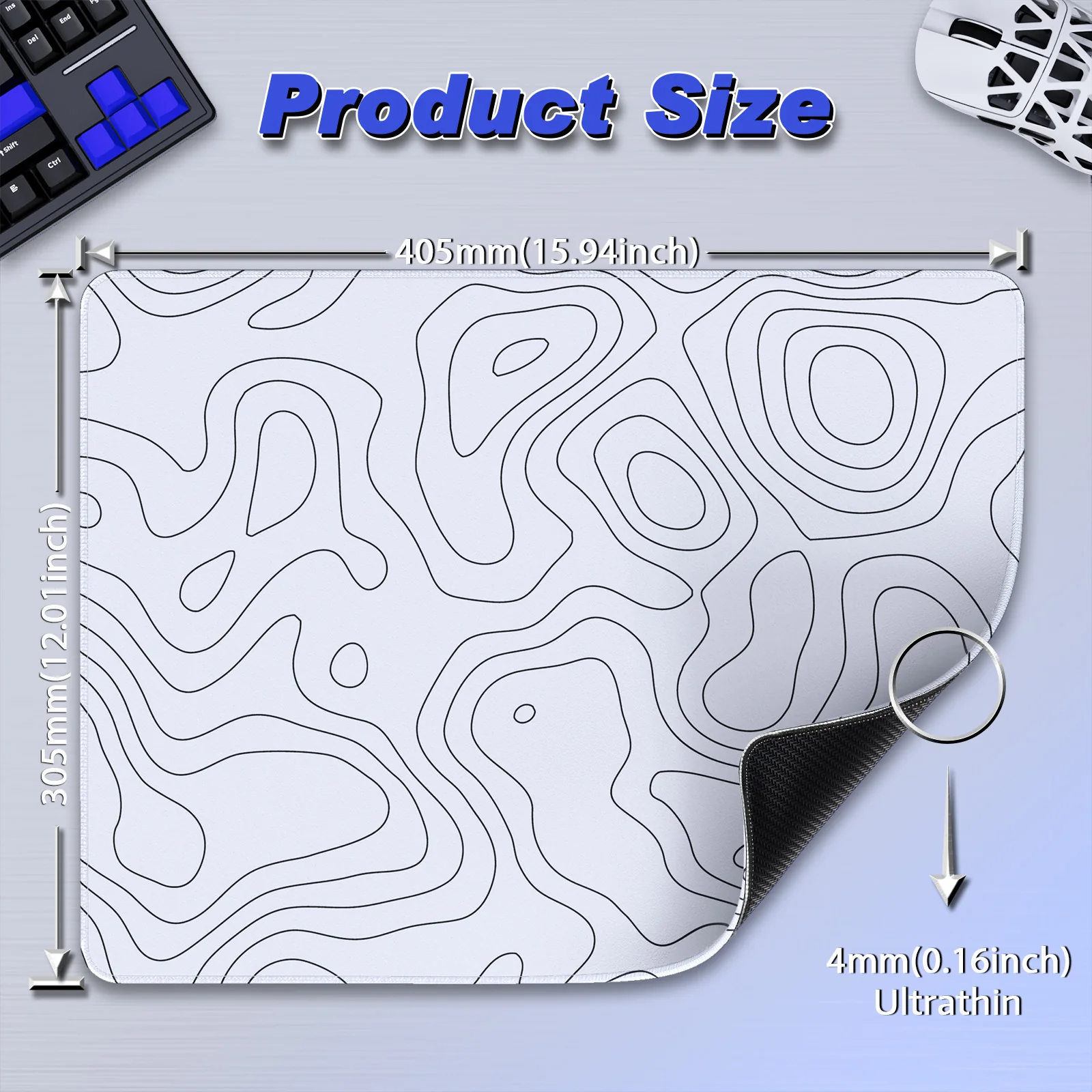 ATTACK SHARK CM02SE eSport Gaming Mousepad (410x310x4 MM) - Image 36
