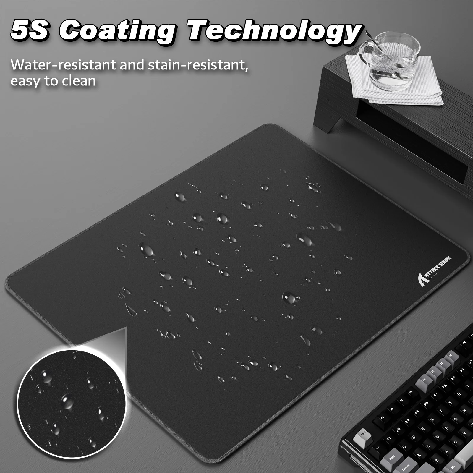ATTACK SHARK CM02SE eSport Gaming Mousepad (410x310x4 MM) - Image 4