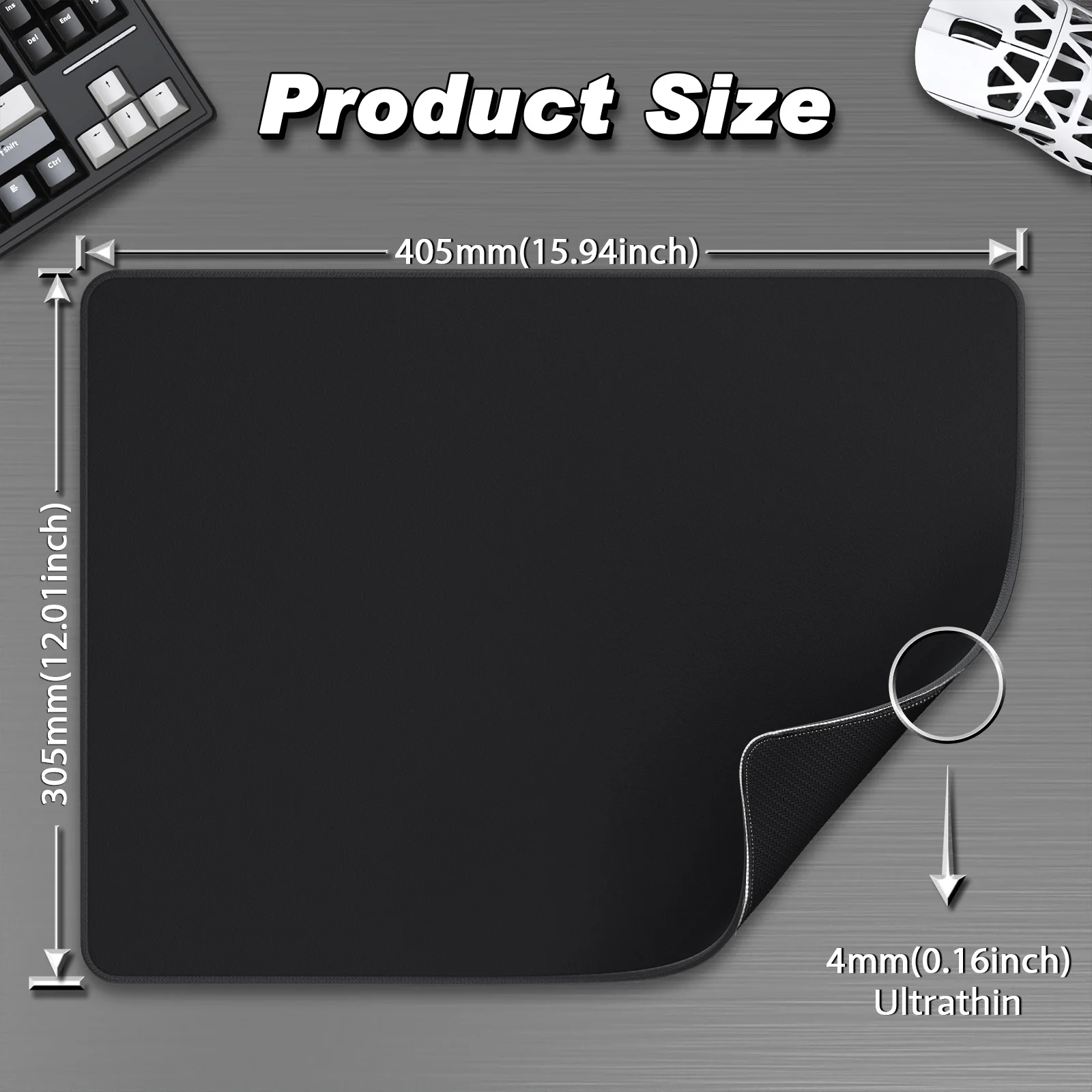 ATTACK SHARK CM02SE eSport Gaming Mousepad (410x310x4 MM) - Image 9