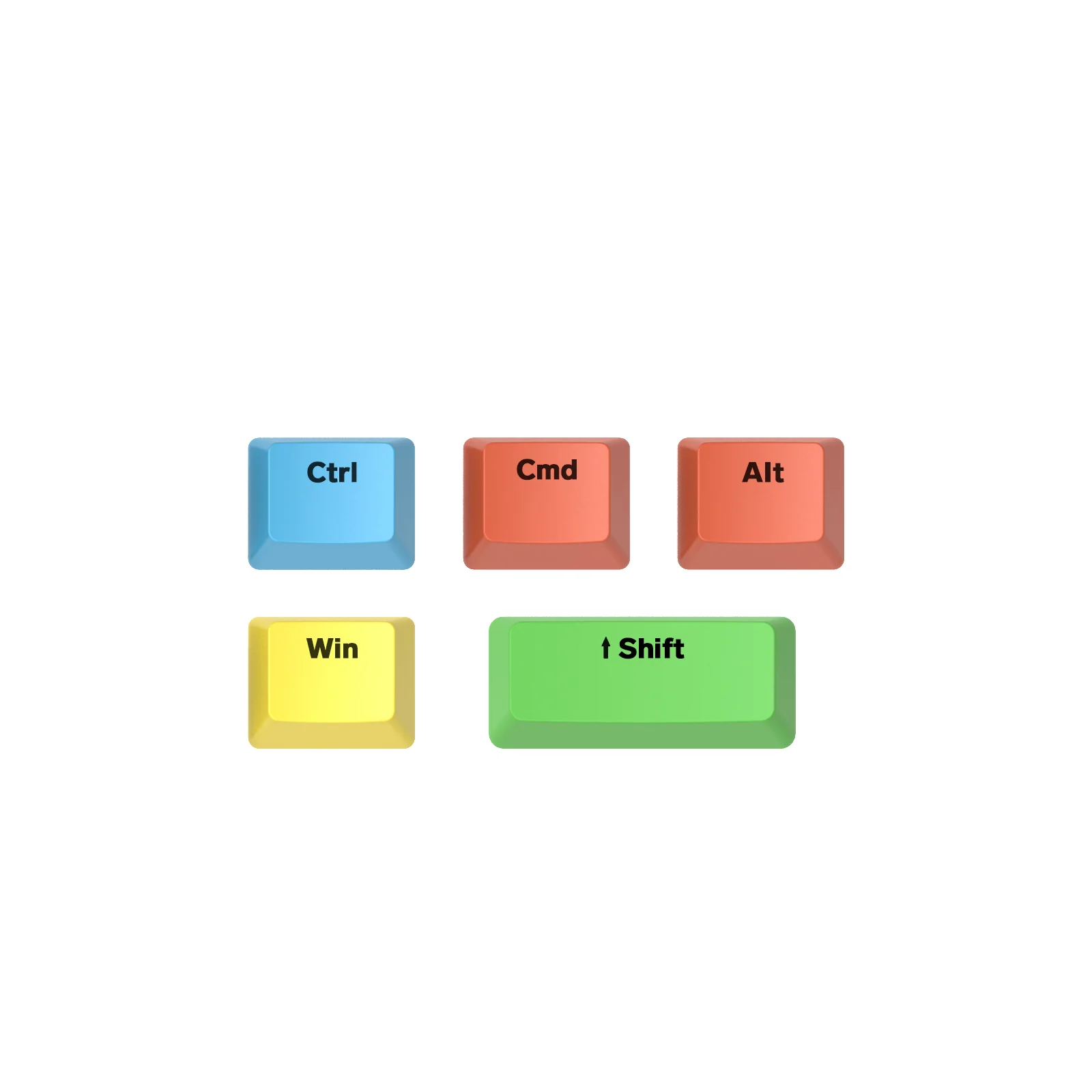 ATTACK SHARK Custom OEM Profile PBT Colored Keycaps - Image 9