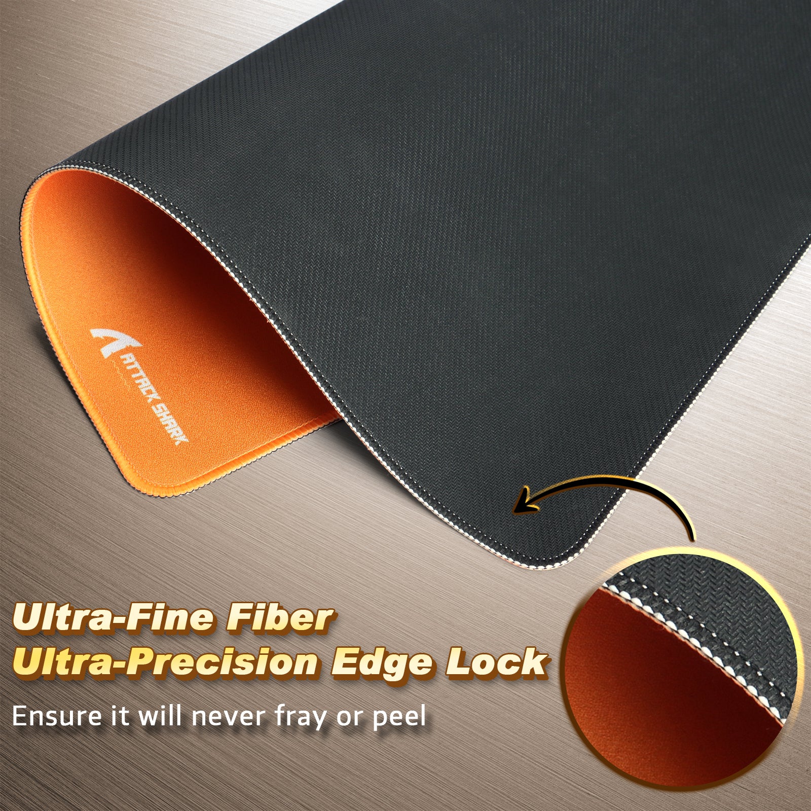 ATTACK SHARK CM02 eSport Gaming Mousepad (450x400x4 MM) - Image 5