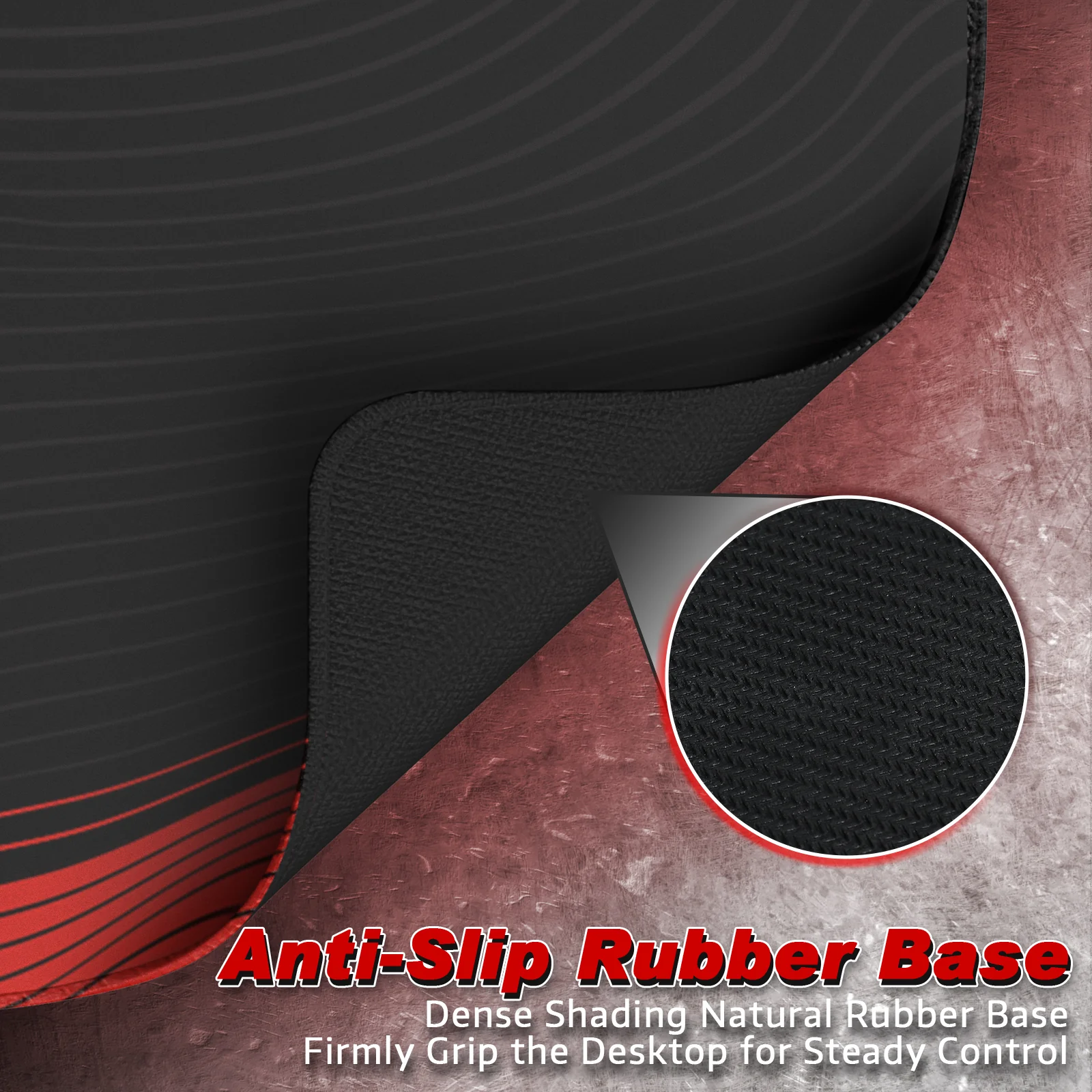 ATTACK SHARK CM02 eSport Gaming Mousepad (450x400x4 MM) - Image 51
