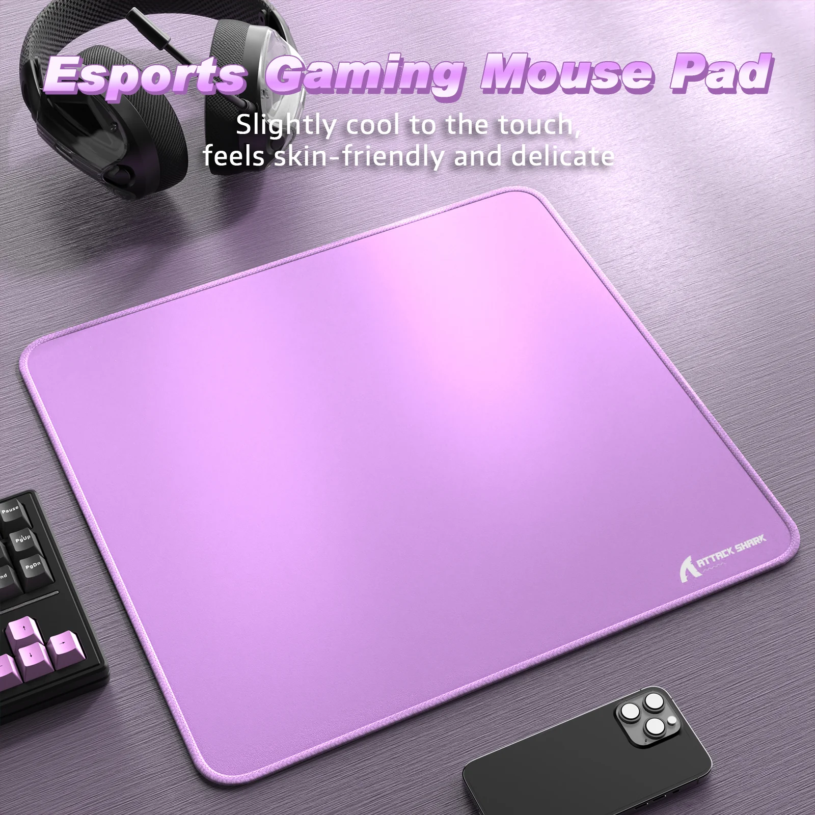 ATTACK SHARK CM02 eSport Gaming Mousepad (450x400x4 MM) - Image 65