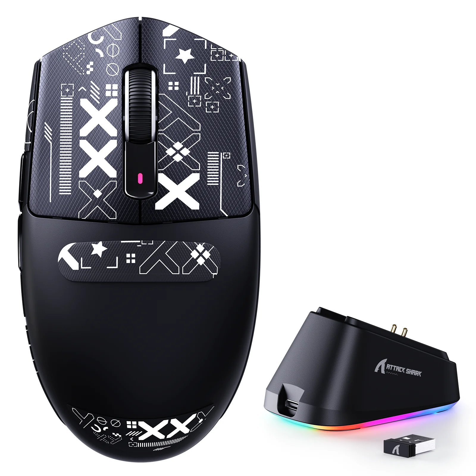 ATTACK SHARK G3PRO Tri-mode Wireless Gaming Mouse with Charge Dock 25000 DPI Ultra Lightweight - Image 41