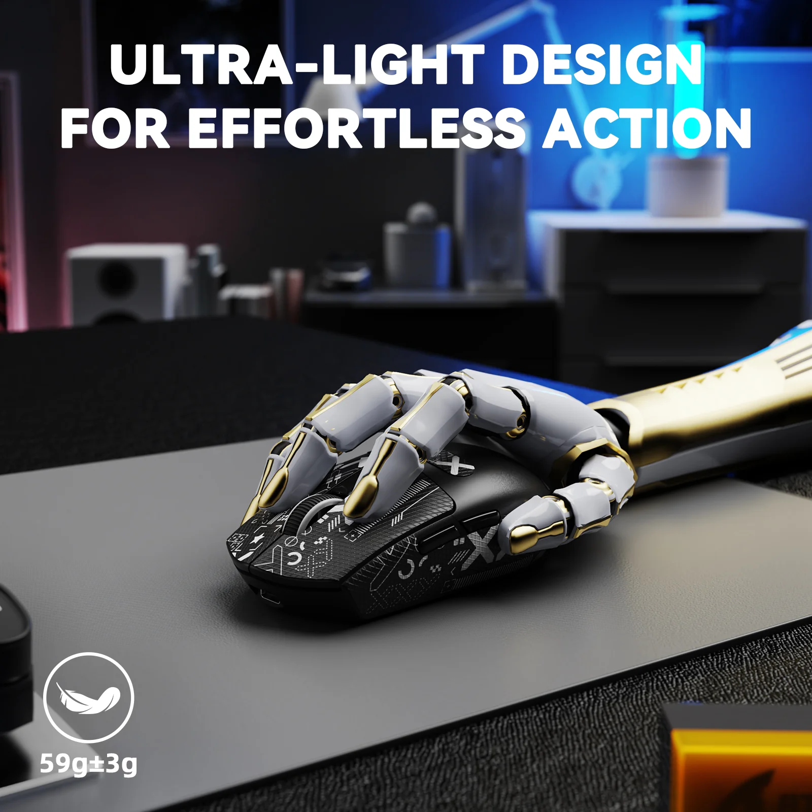 ATTACK SHARK G3PRO Tri-mode Wireless Gaming Mouse with Charge Dock 25000 DPI Ultra Lightweight - Image 45