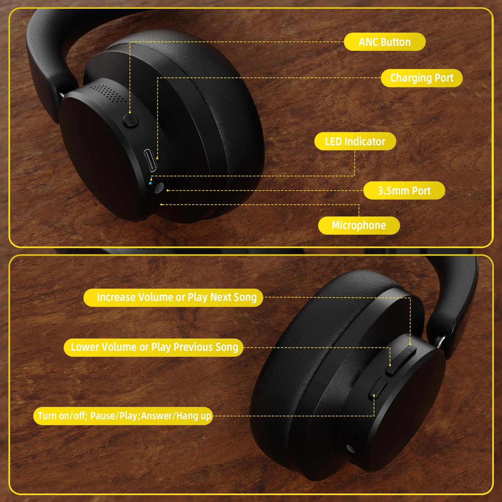 ATTACK SHARK G500 Ultra-Light Dual-Mode Gaming Headset - Image 9