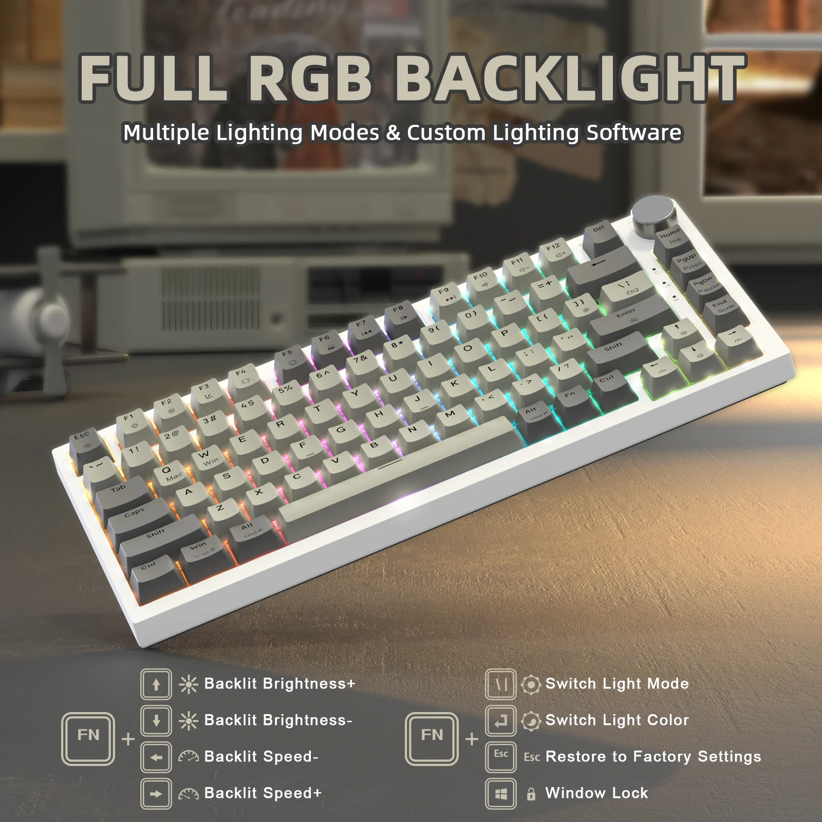 ATTACK SHARK K85 Rapid Trigger Keyboard Magnetic Switch - Image 14