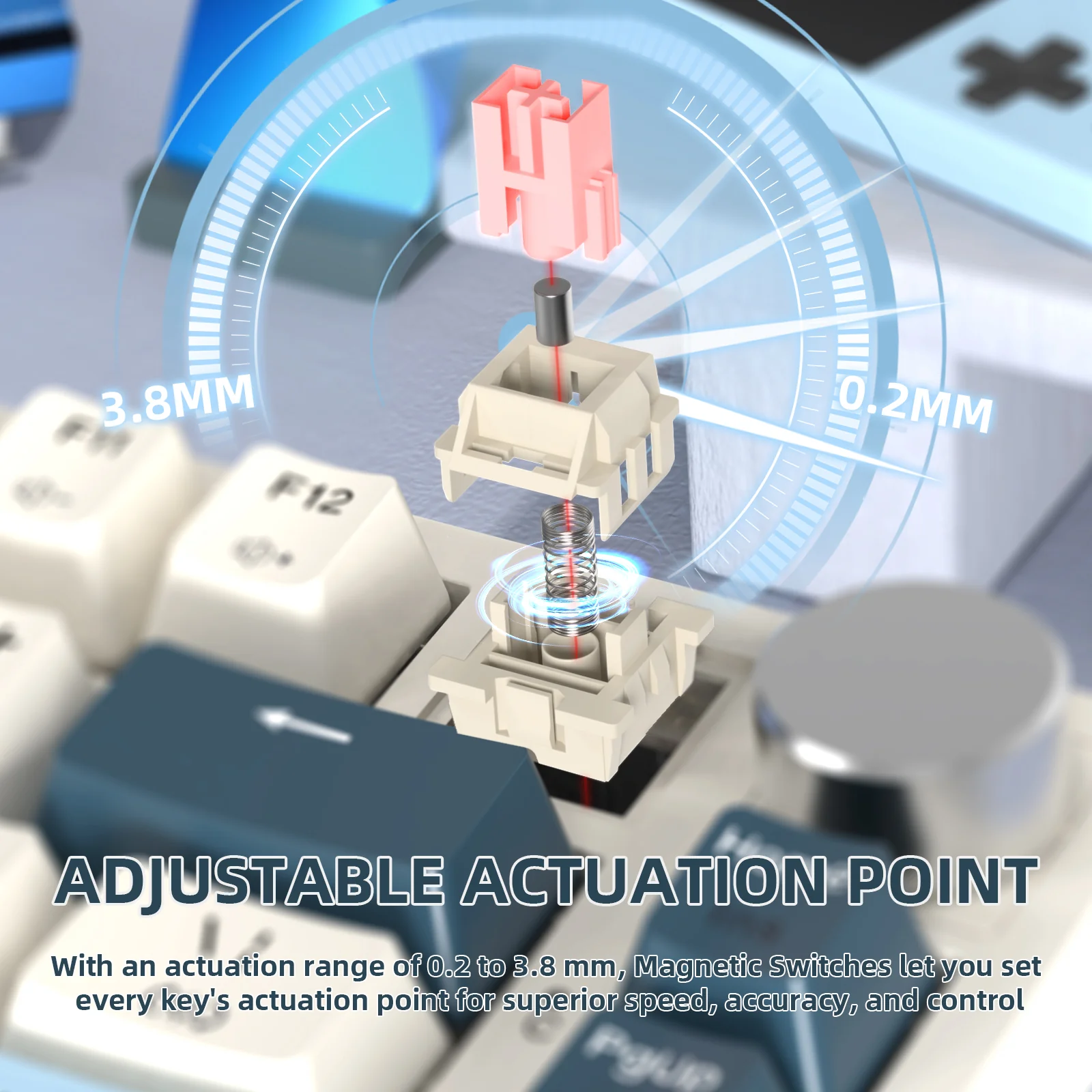 ATTACK SHARK K85 Rapid Trigger Keyboard Magnetic Switch - Image 21