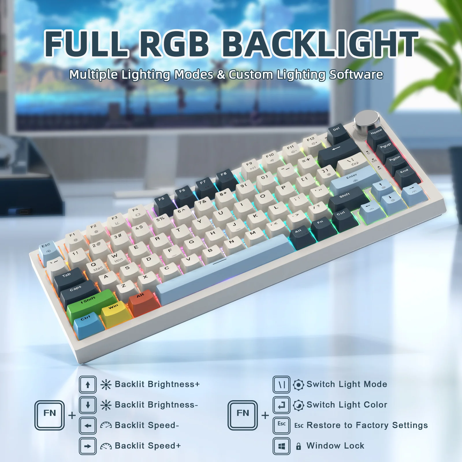 ATTACK SHARK K85 Rapid Trigger Keyboard Magnetic Switch - Image 33