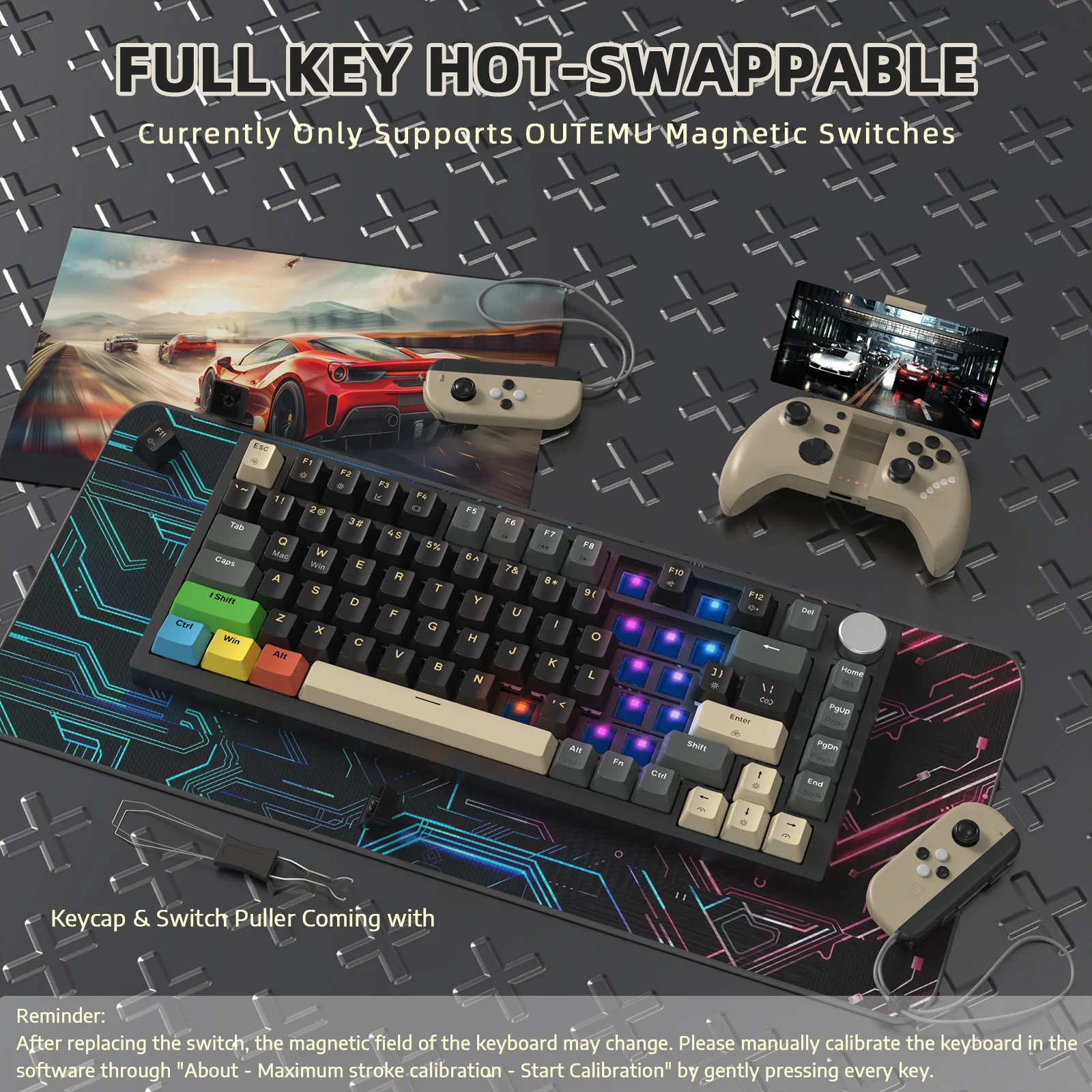 ATTACK SHARK K85 Rapid Trigger Keyboard Magnetic Switch - Image 42