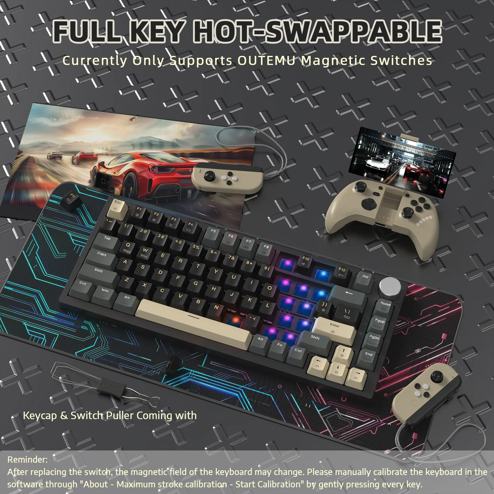 ATTACK SHARK K85 Rapid Trigger Keyboard Magnetic Switch - Image 7