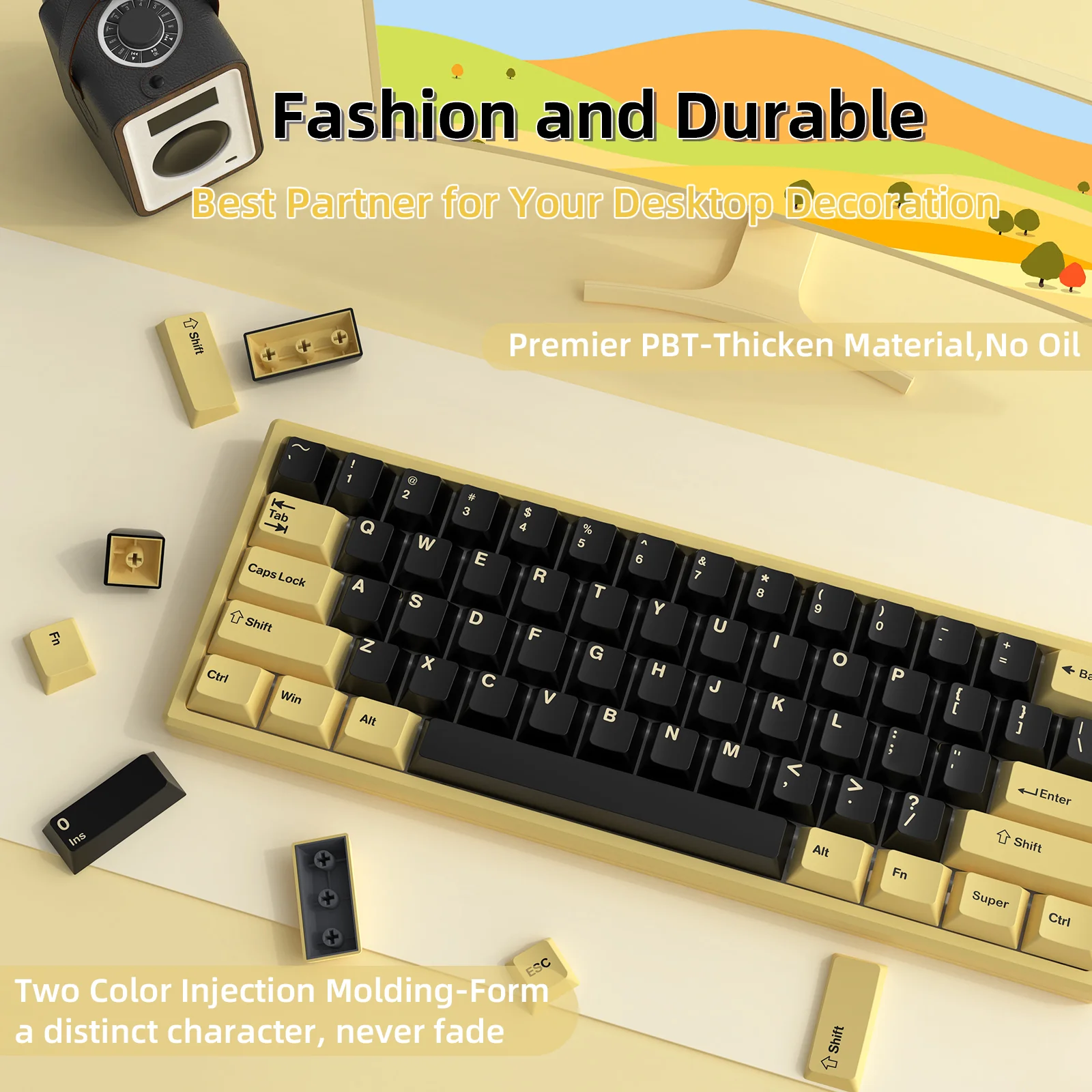 ATTACK SHARK PBT Keycaps Full Keycap Set - Image 3