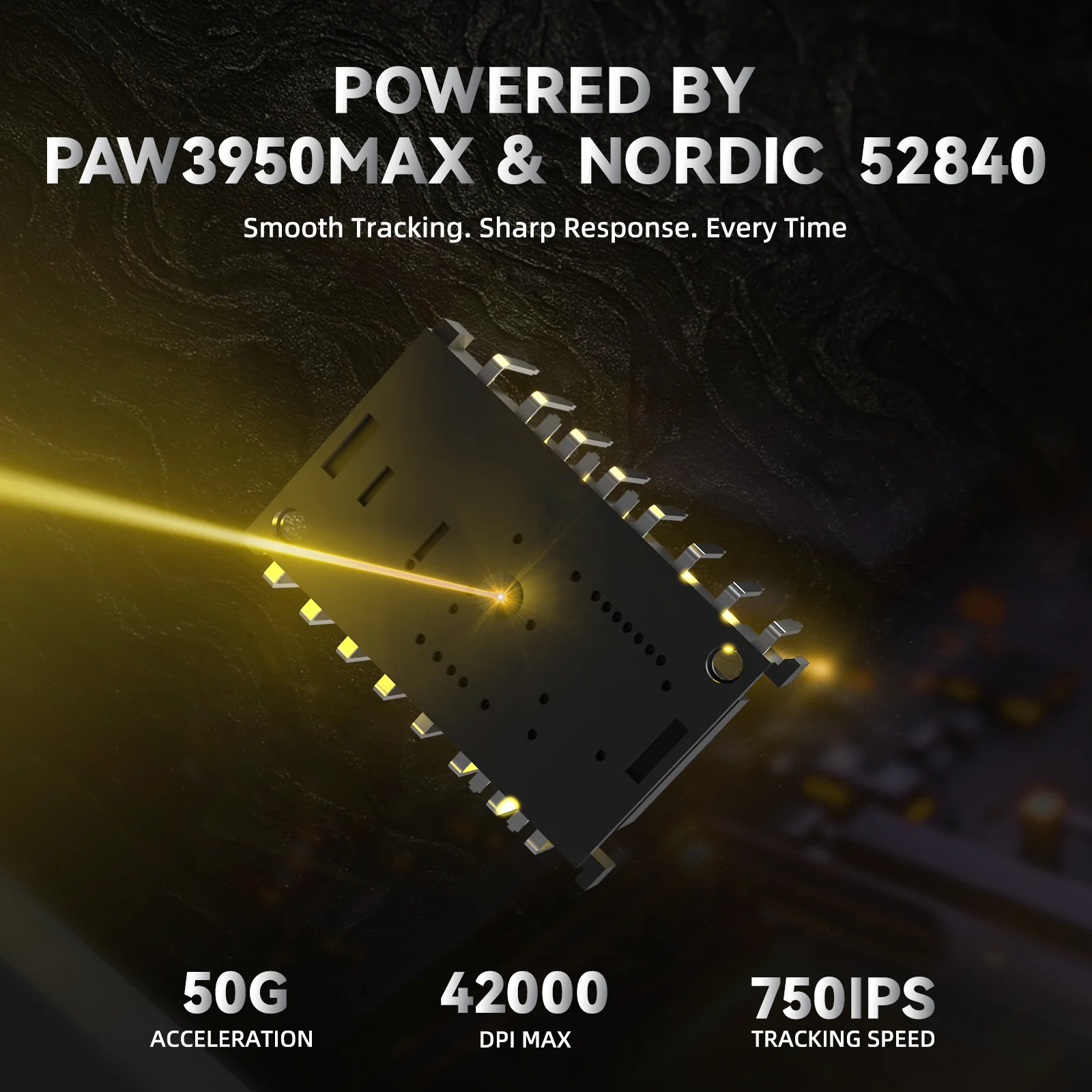 ATTACK SHARK R11 ULTRA Carbon Fiber Wireless 8K PAW3950MAX Gaming Mouse with C06 Ultra LED Cable - Image 5