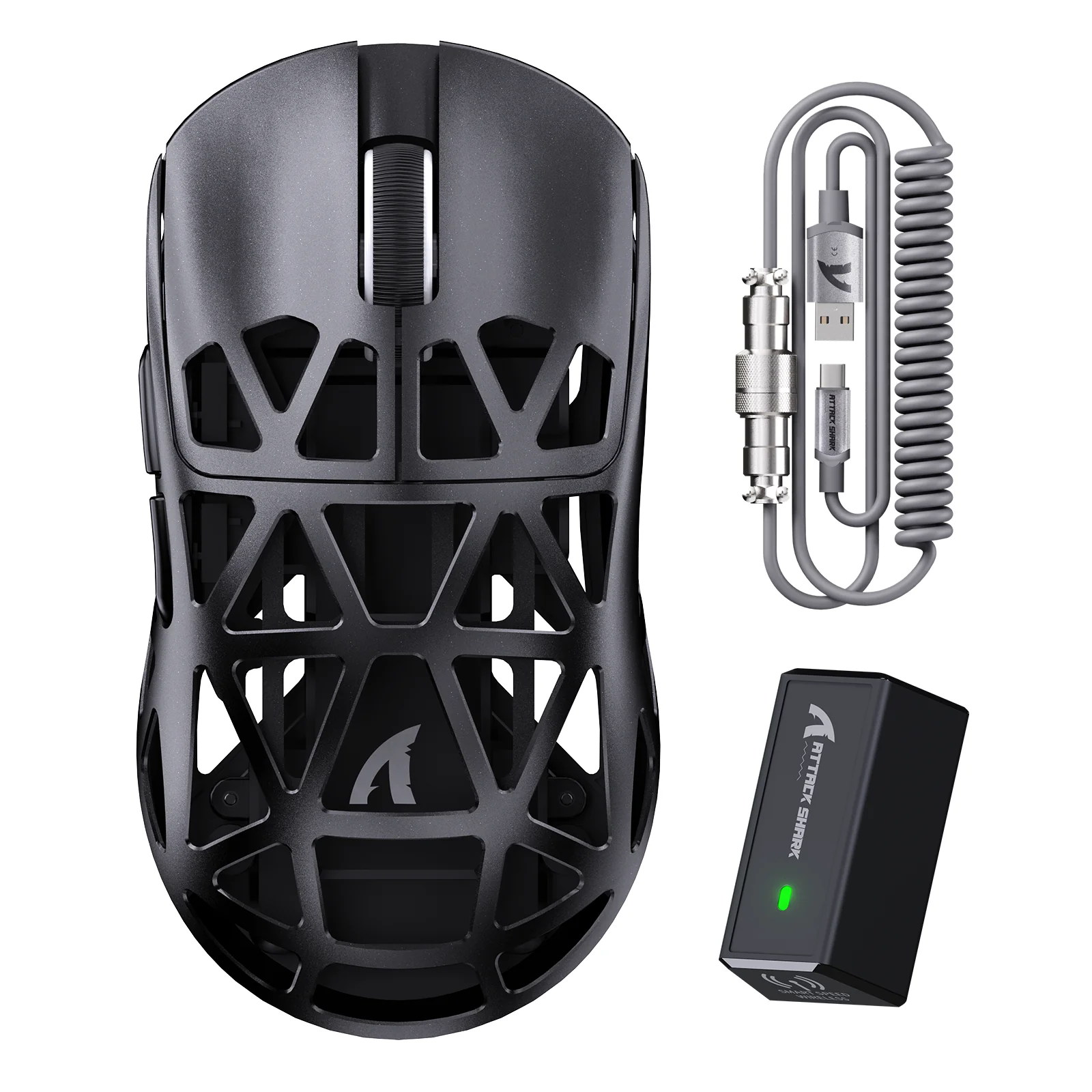 ATTACK SHARK R2 Magnesium Alloy PAW3950 Gaming Mouse 8K with Mouse Coiled Cable (Not Include the Charging Dock) - Image 34
