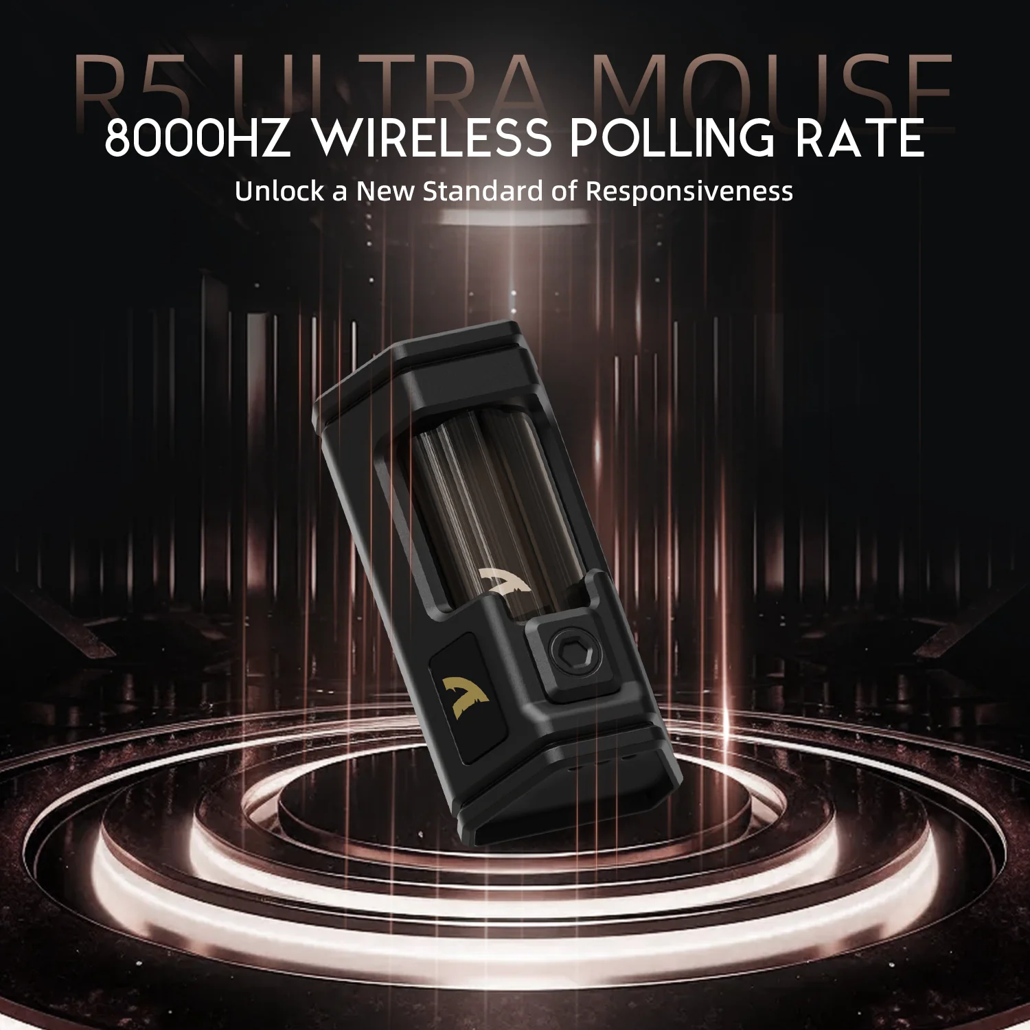 ATTACK SHARK R5 ULTRA Carbon Fiber Wireless 8K PAW3950MAX Gaming Mouse with 8K Coiled Cable - Image 26