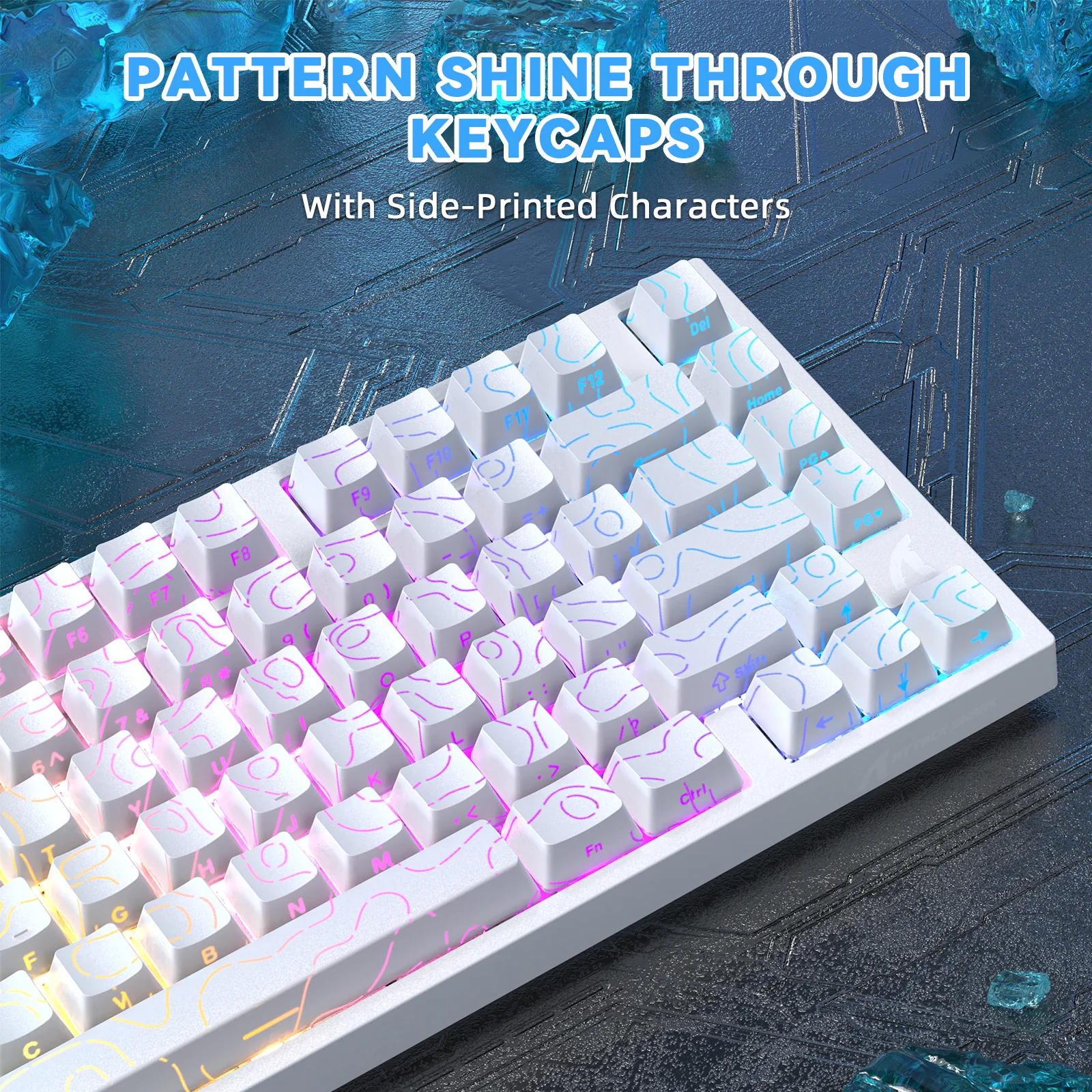 ATTACK SHARK R82 HE Rapid Trigger Keyboard Magnetic Switch with 0.005MM RT - Image 17