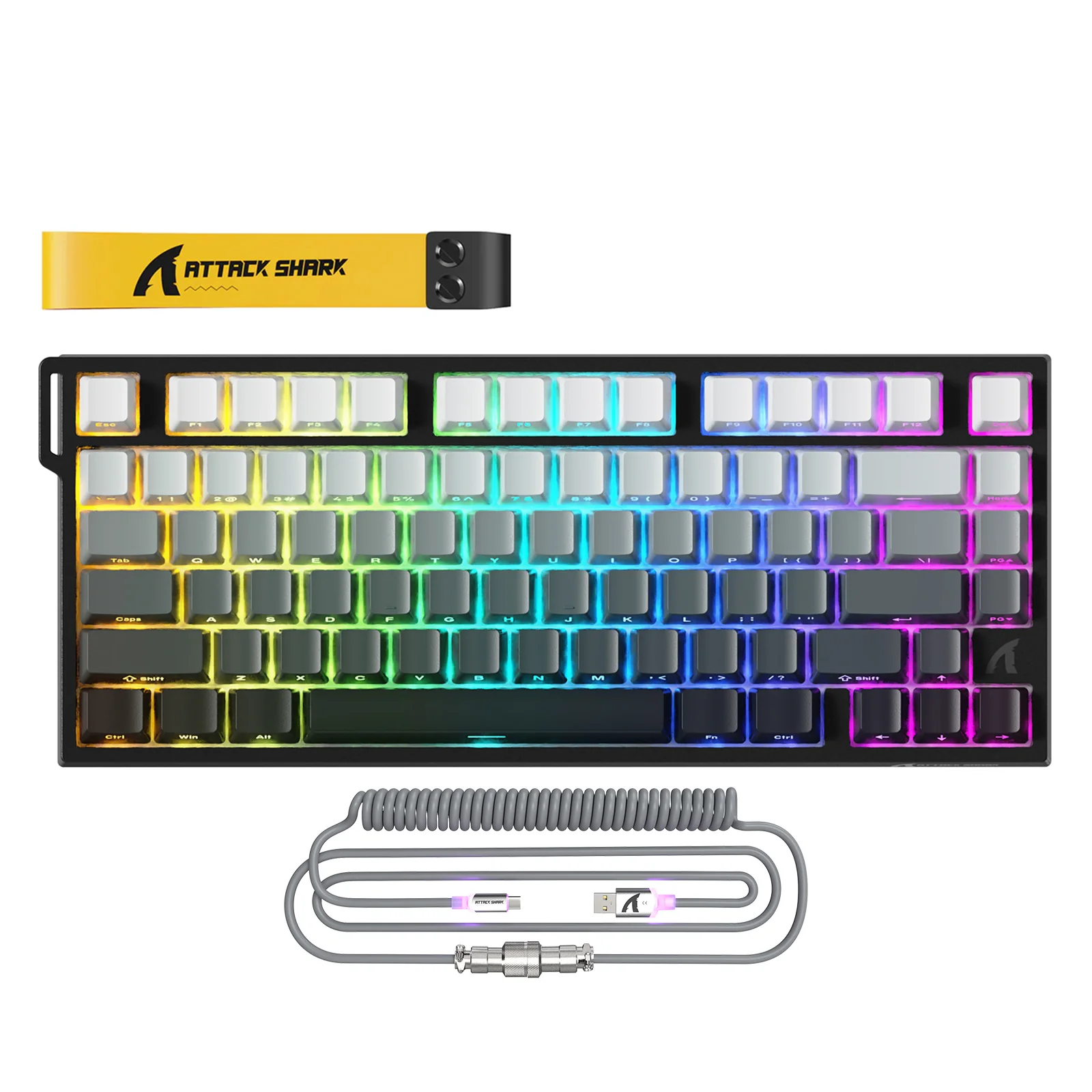 ATTACK SHARK R82 HE Wired 75% Gaming Keyboard  with C01ULTRA LED Cable - Image 29