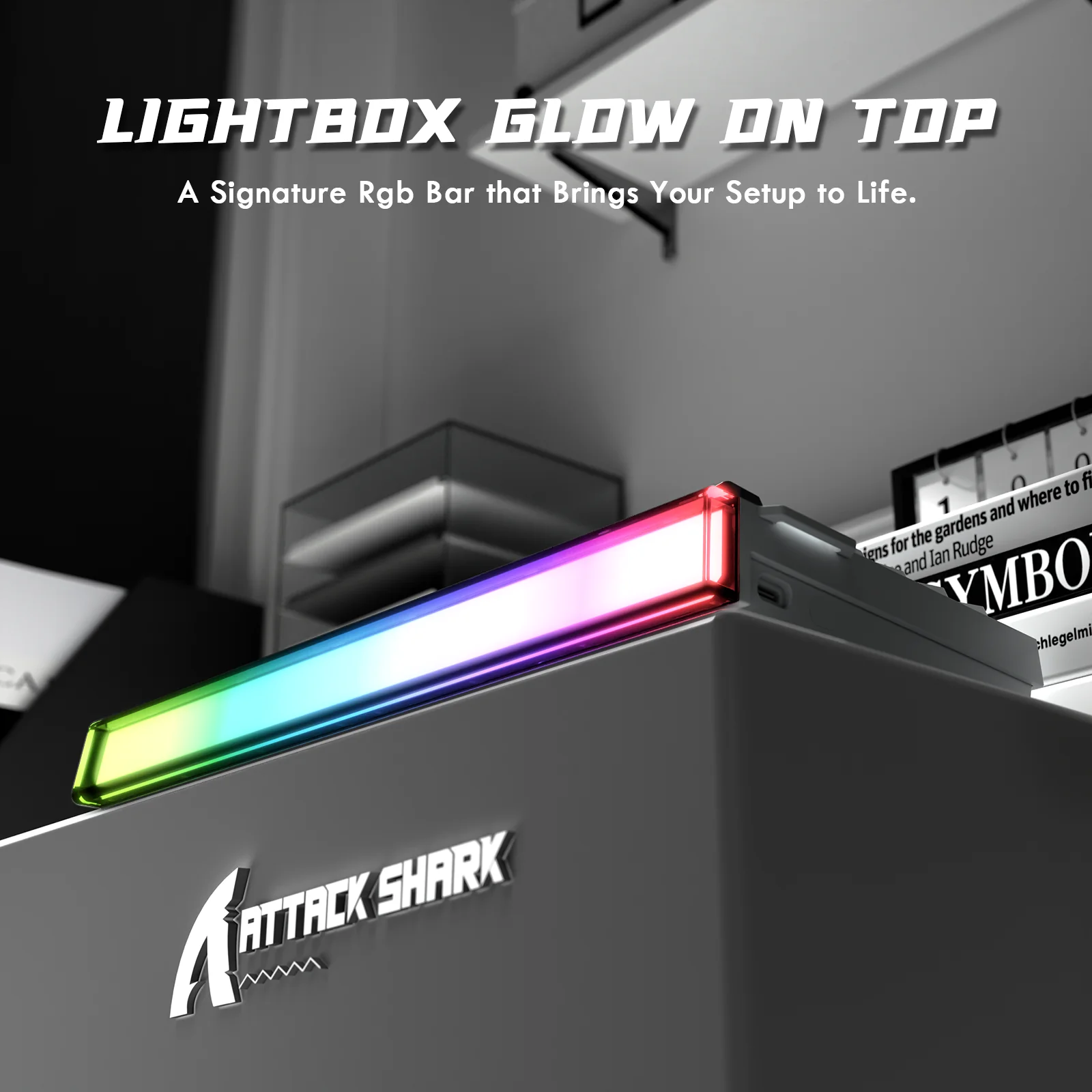 ATTACK SHARK R85 HE Rapid Trigger Keyboard Magnetic Switch with Custom Lightbox - Image 14