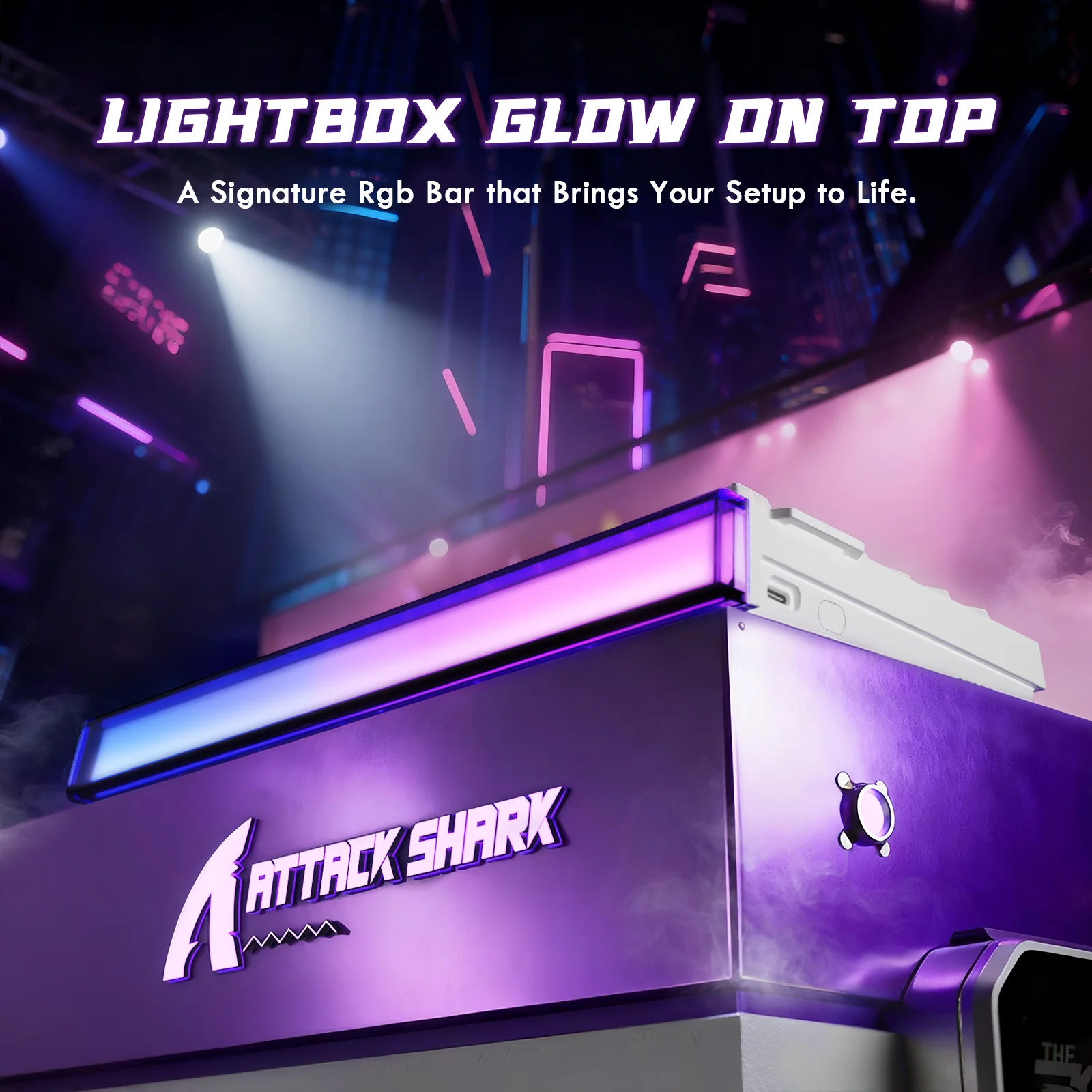 ATTACK SHARK R85 HE Rapid Trigger Keyboard Magnetic Switch with Custom Lightbox - Image 34