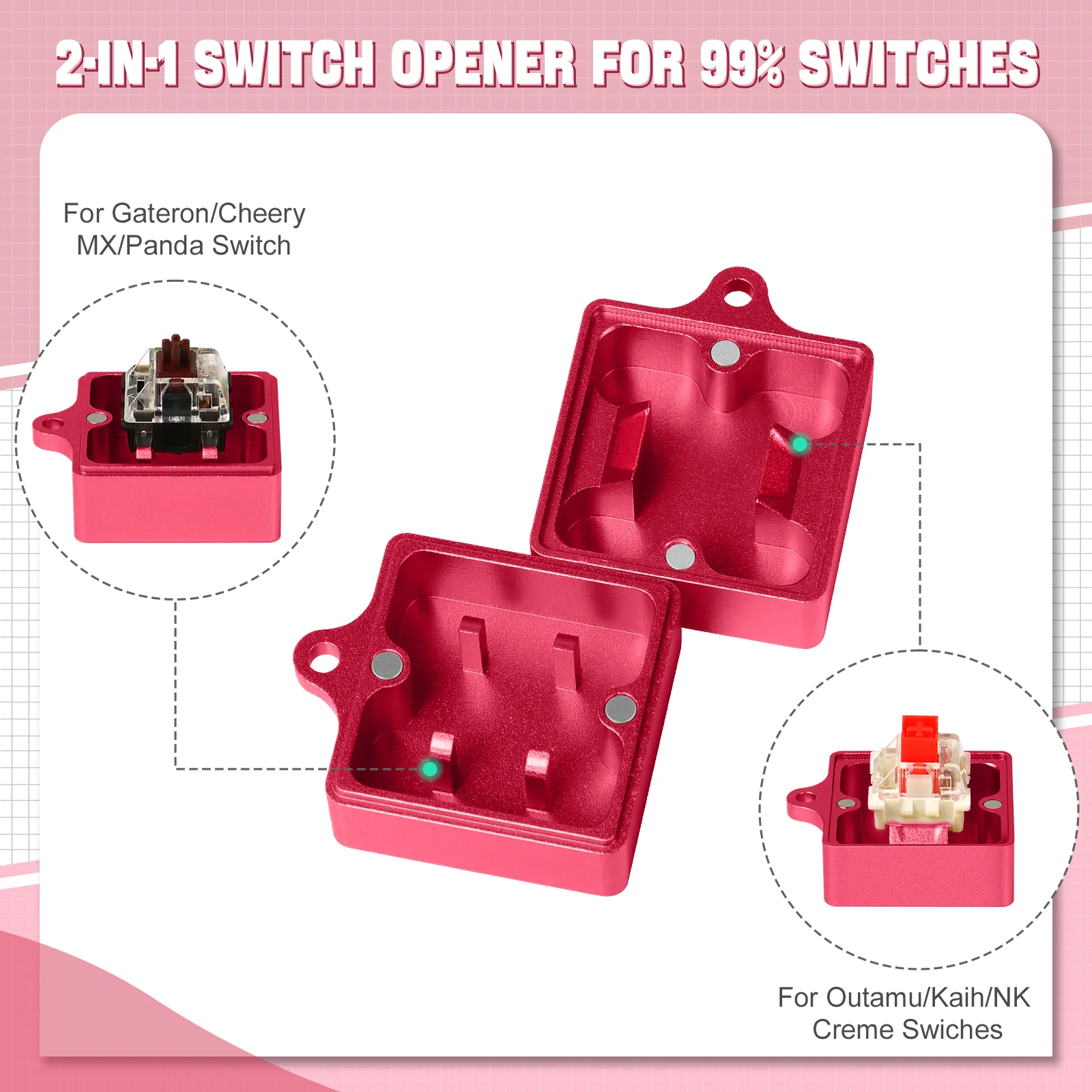 ATTACK SHARK Switch Opener Kit with Switch Puller - Image 12