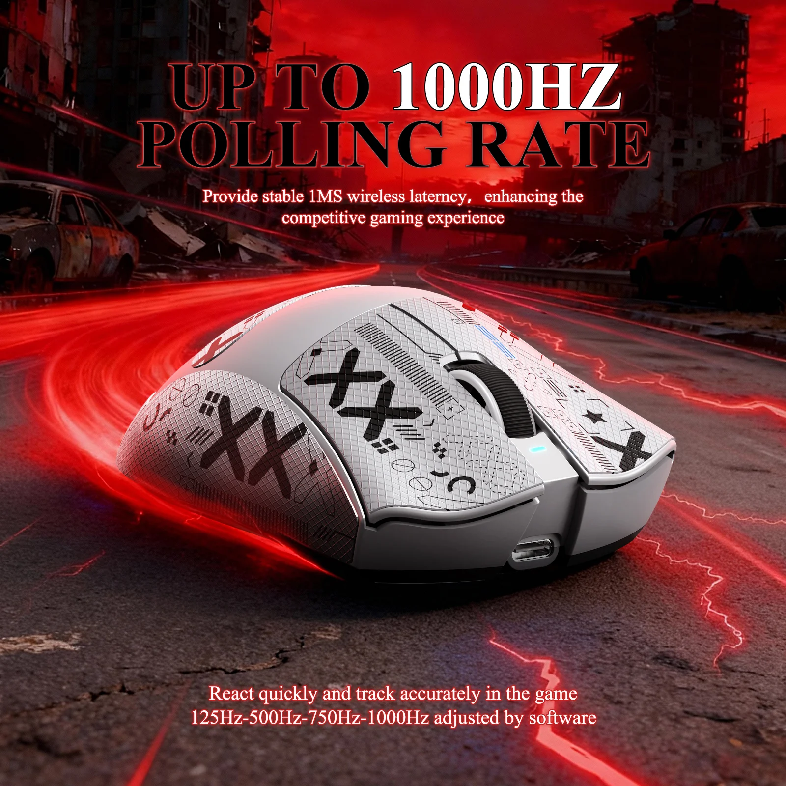 ATTACK SHARK V3PRO Ultra-Light Tri-Mode Gaming Mouse with Charging Dock - Image 32