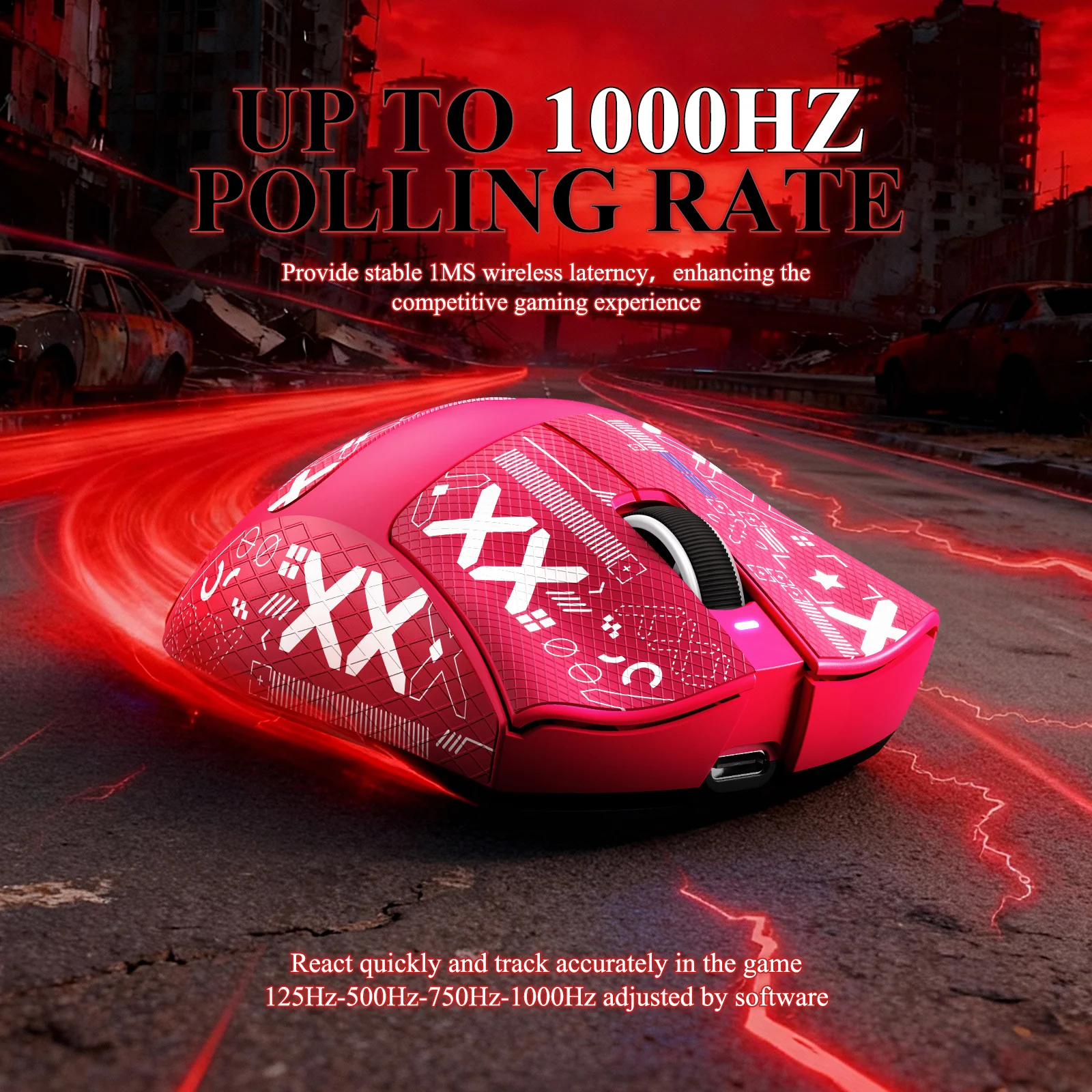 ATTACK SHARK V3PRO Ultra-Light Tri-Mode Gaming Mouse with Charging Dock - Image 50