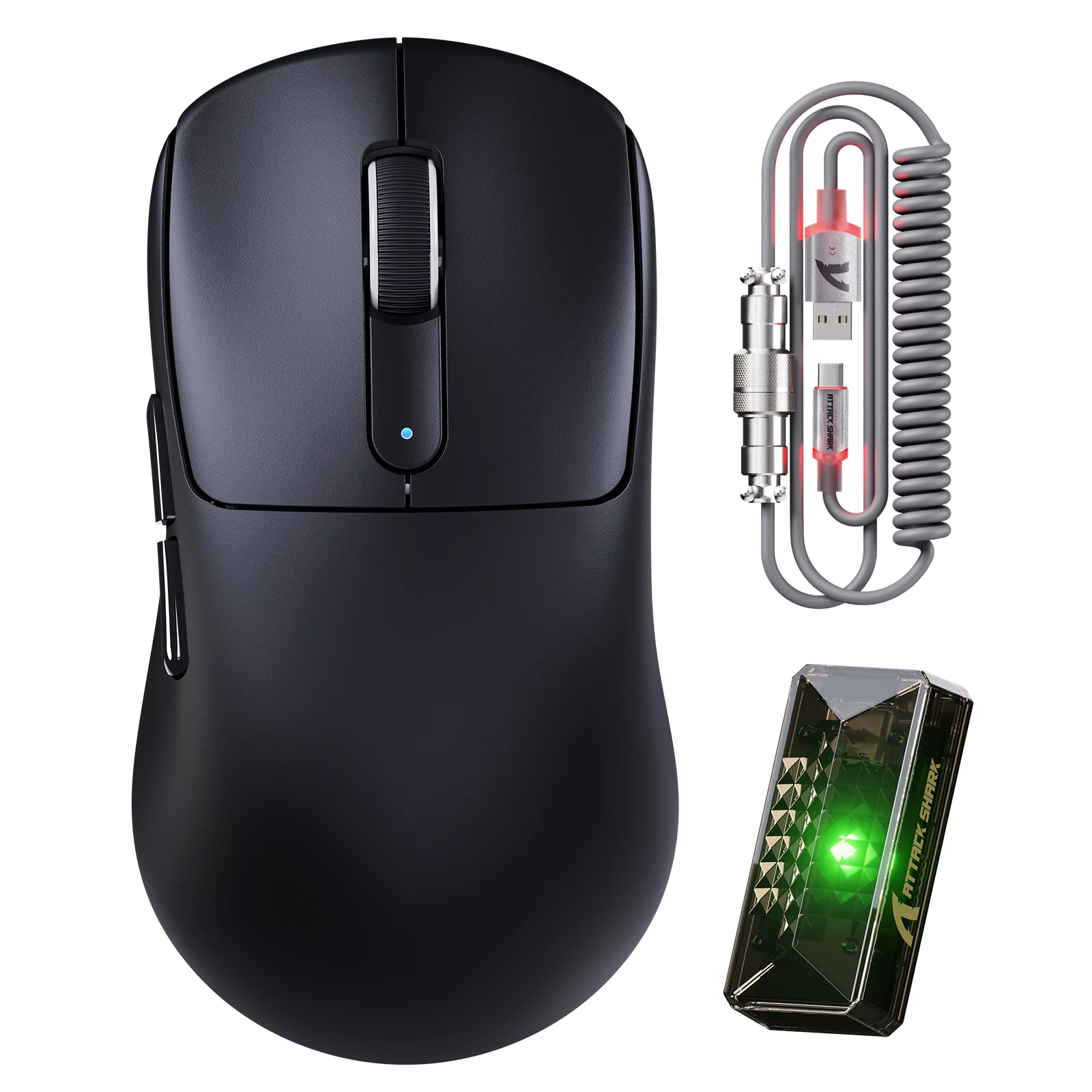 ATTACK SHARK V5 8KHz Wireless PAW3950MAX Gaming Mouse with C06 Ultra Cable - Image 11