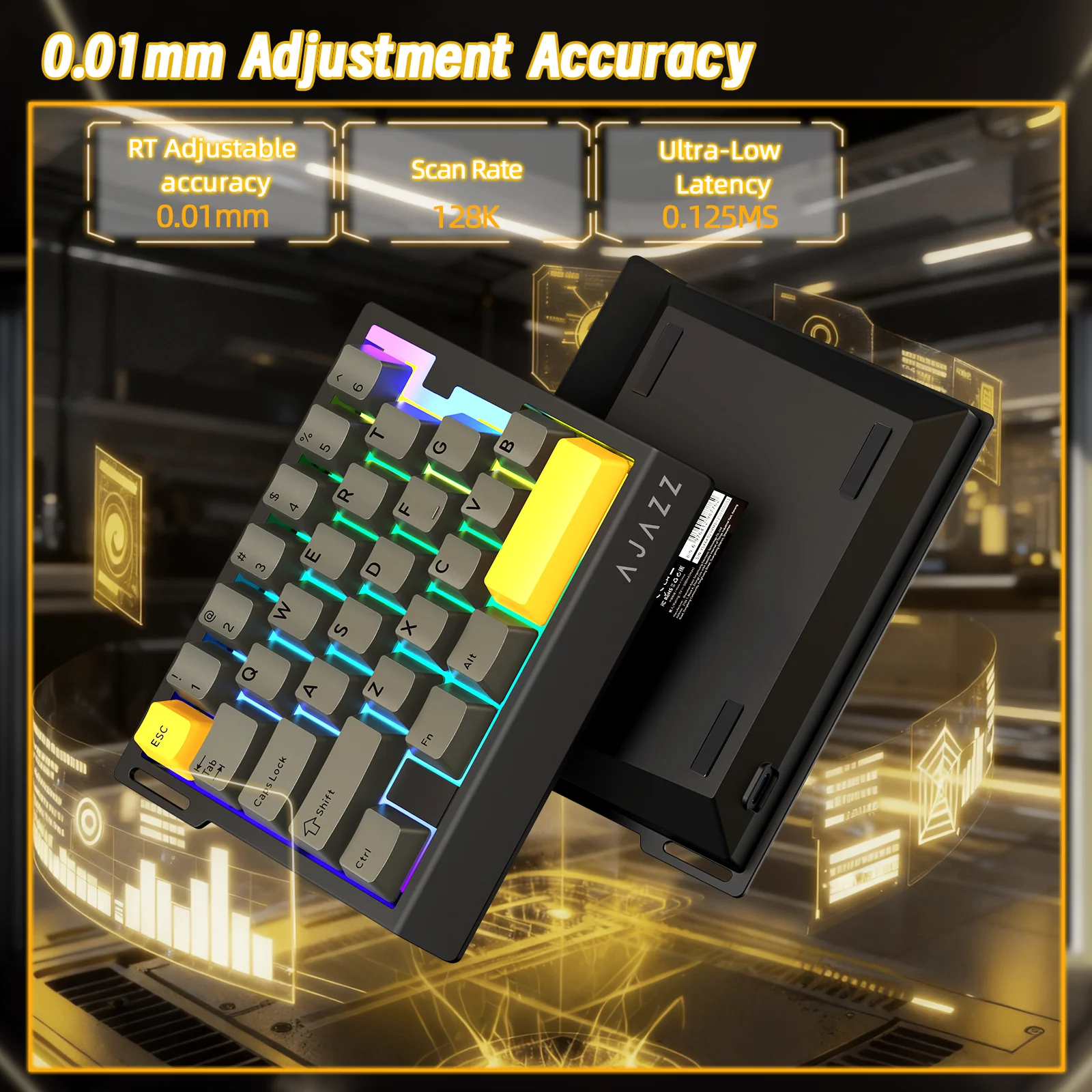 ATTACK SHARK X AJAZZ AK029 Wired One-Handed Gaming Keyboard - Image 12
