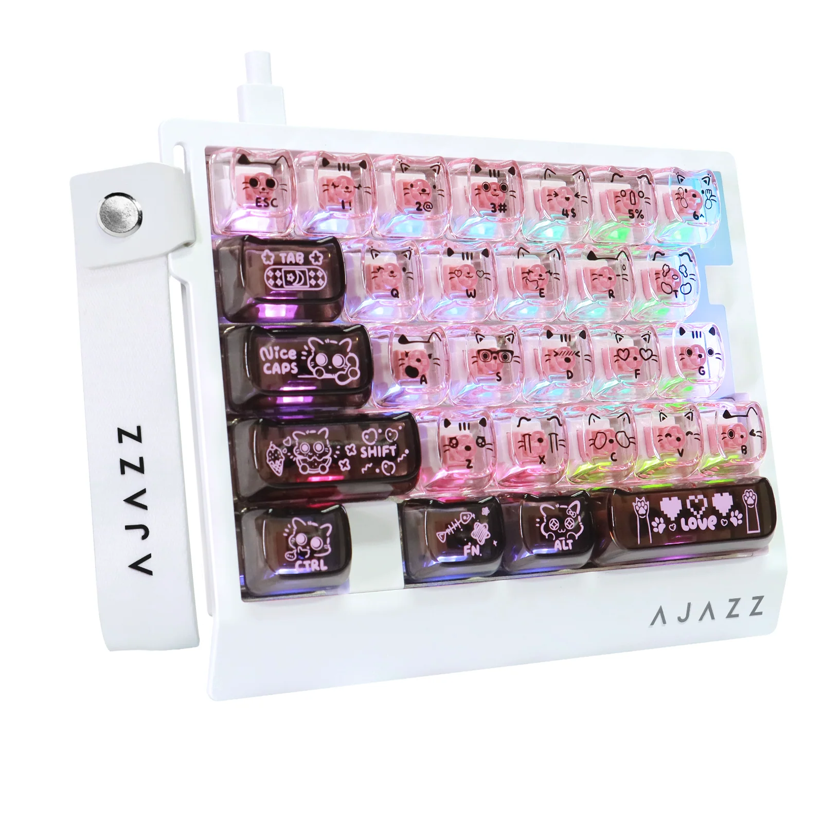 ATTACK SHARK X AJAZZ AK029 Wired One-Handed Gaming Keyboard - Image 37