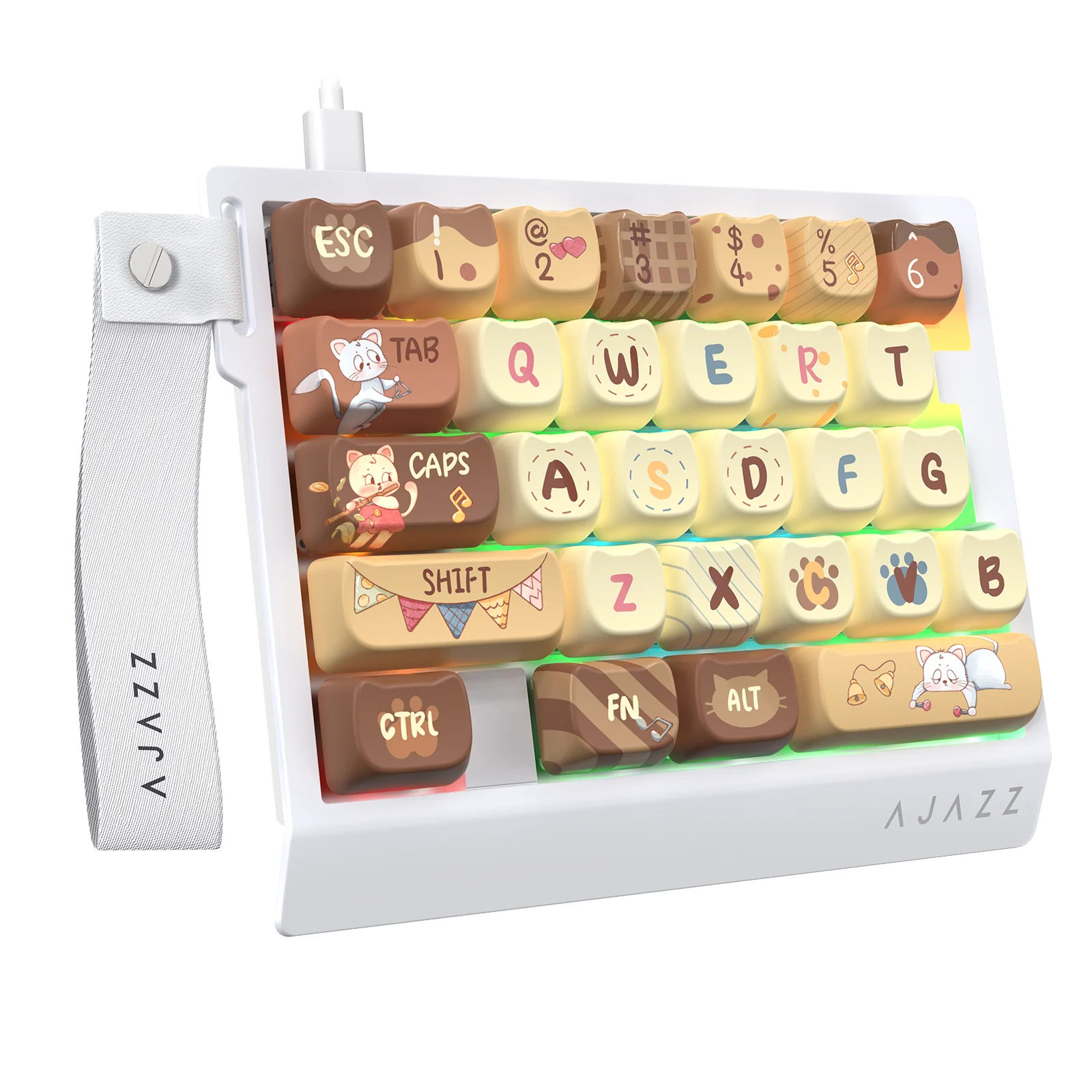 ATTACK SHARK X AJAZZ AK029 Wired One-Handed Gaming Keyboard - Image 46