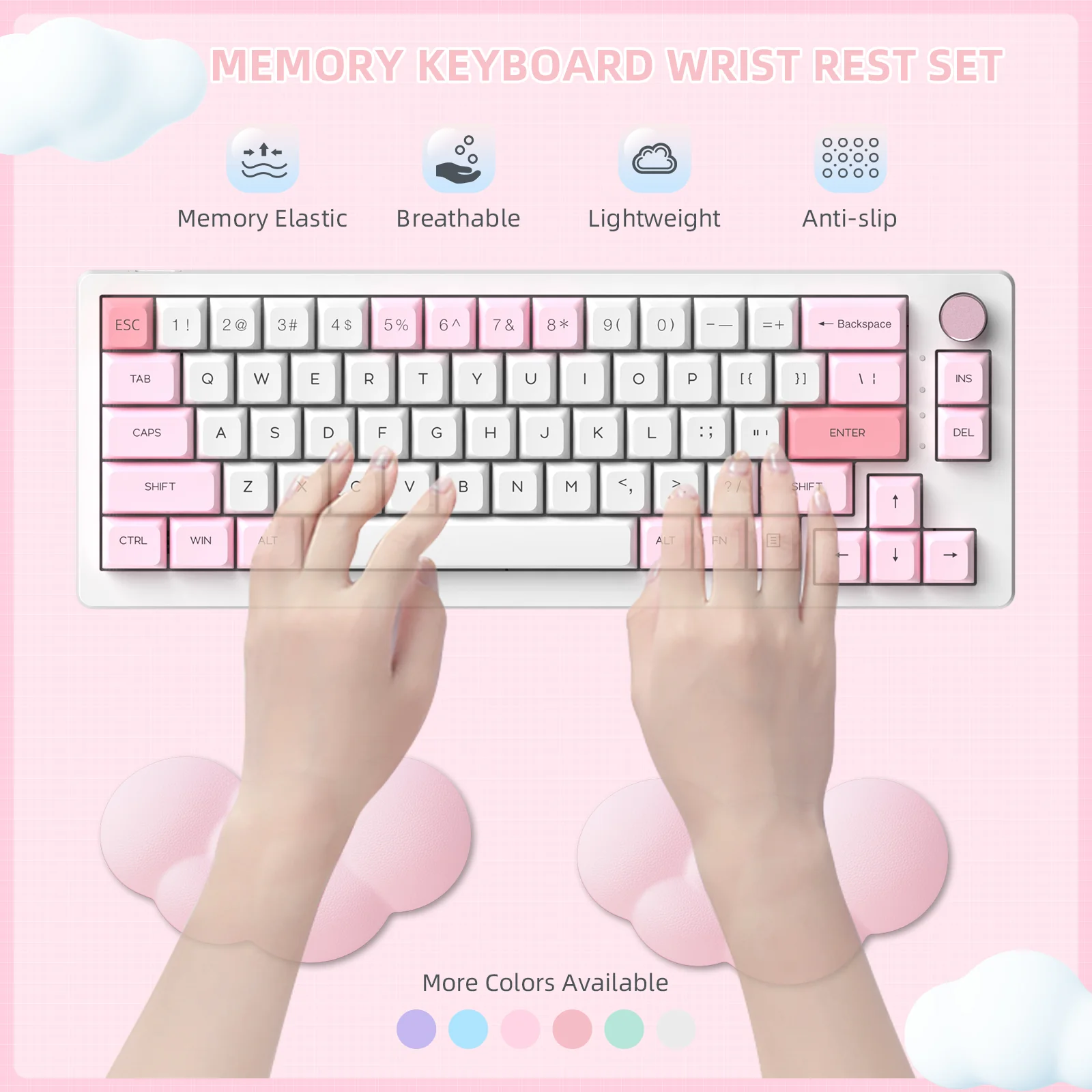 ATTACK SHARK X MAMBASNAKE Cloud Mouse Wrist Rest - Image 22
