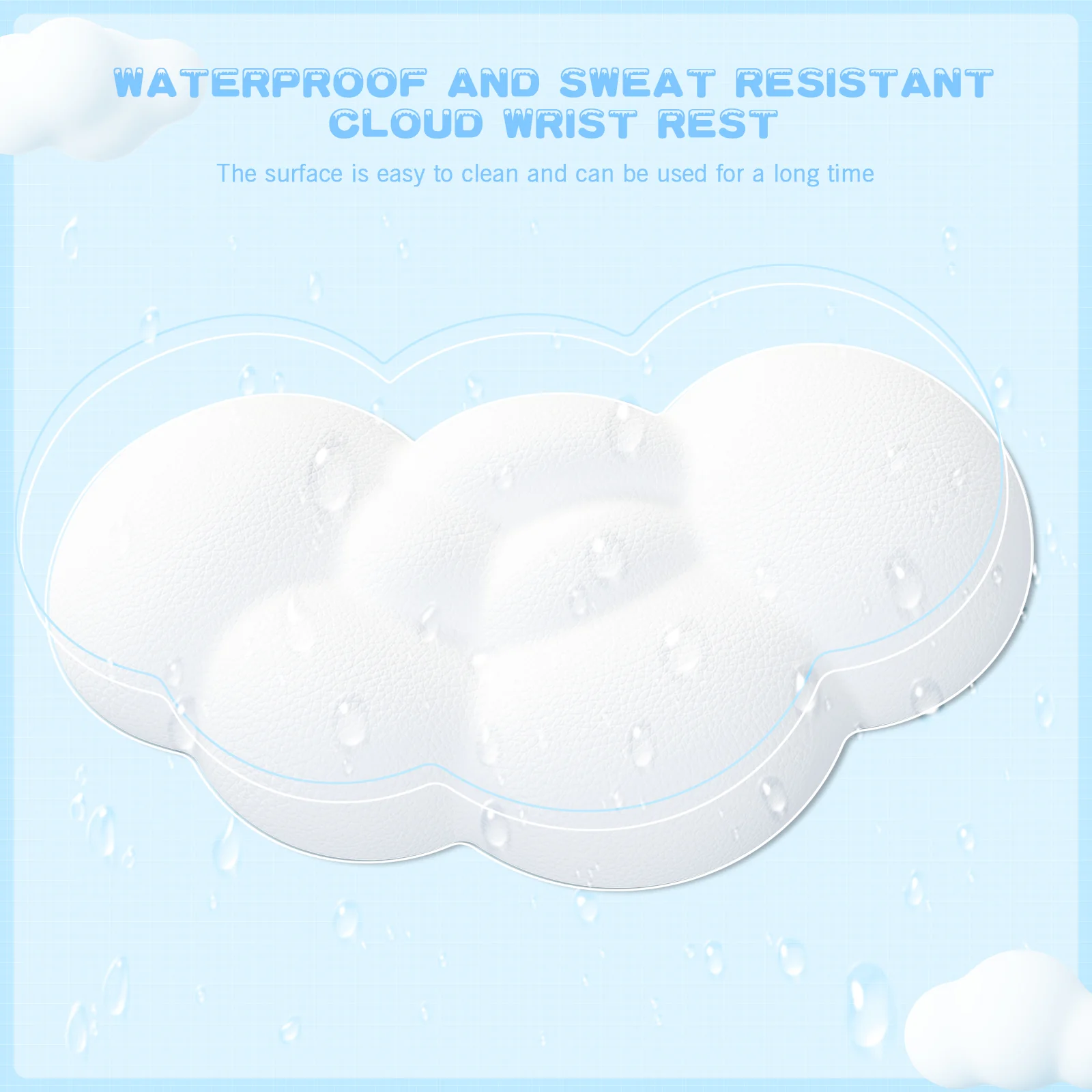 ATTACK SHARK X MAMBASNAKE Cloud Mouse Wrist Rest - Image 4