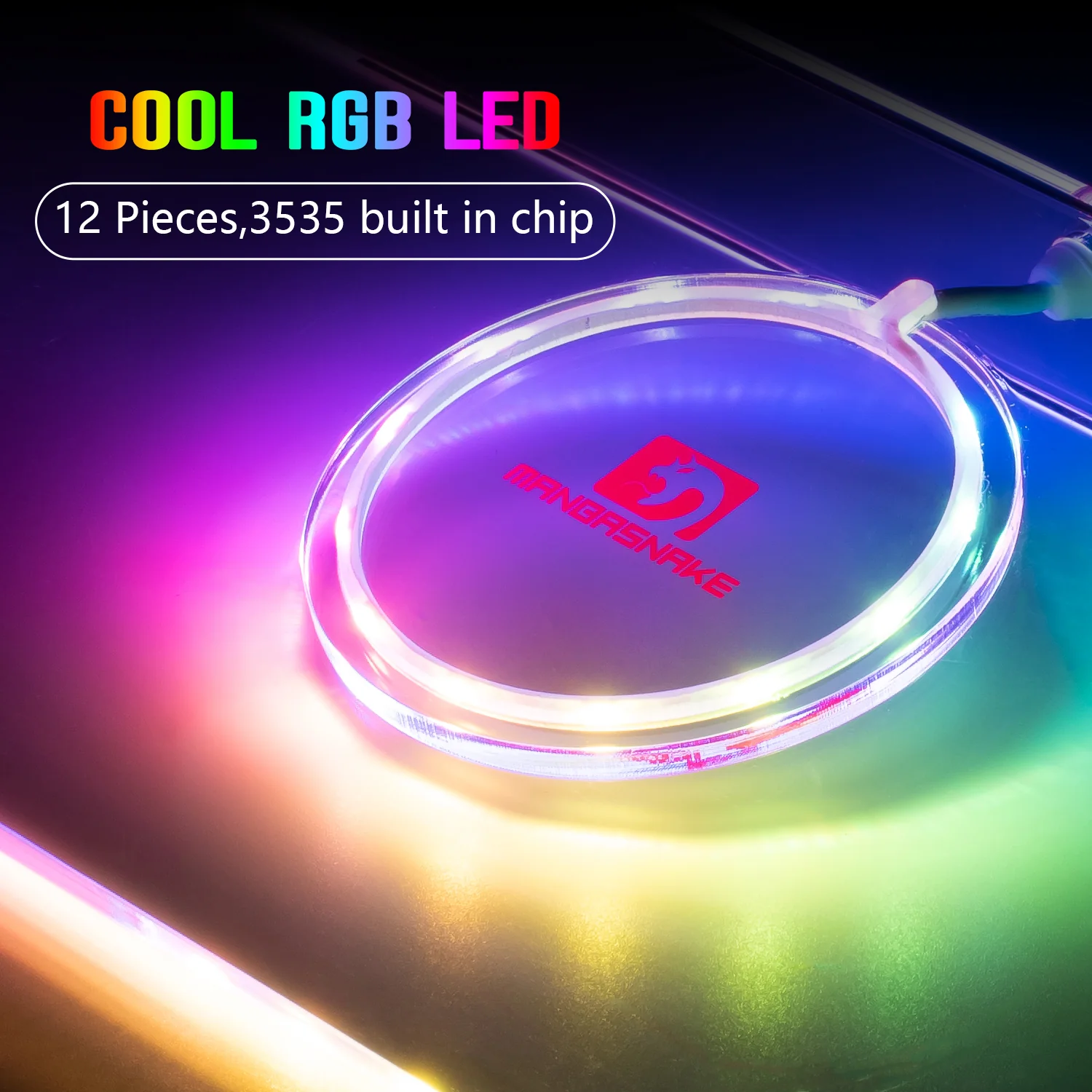 ATTACK SHARK X MAMBASNAKE Ergonomic RGB Keyboard Holder - Image 16