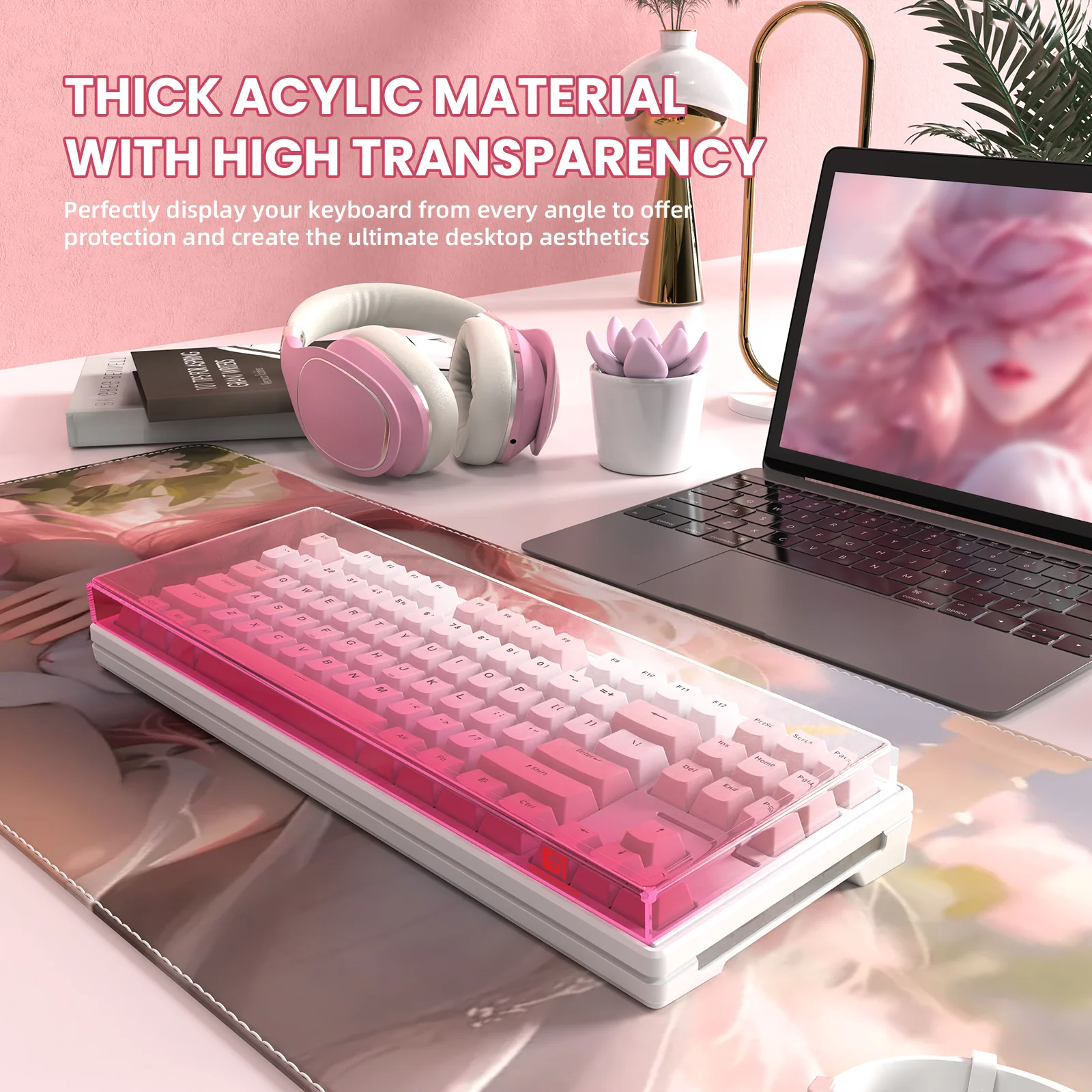 ATTACK SHARK x MAMBASNAKE 87-Key Keyboard Cover Fade Color - Image 10