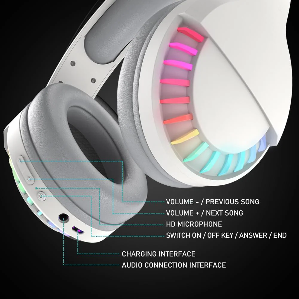 ATTACK SHARK x MAMBASNAKE SH33 Wireless Bluetooth Headset - Image 11