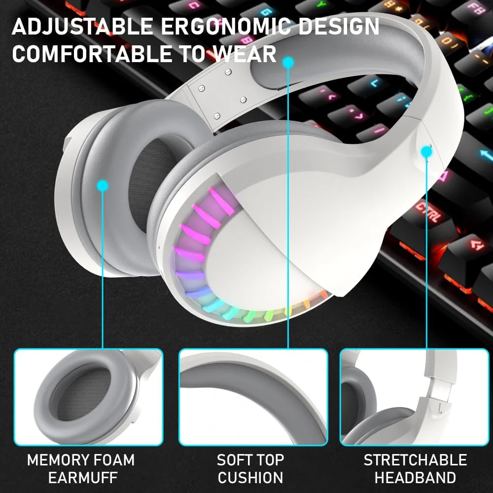 ATTACK SHARK x MAMBASNAKE SH33 Wireless Bluetooth Headset - Image 17