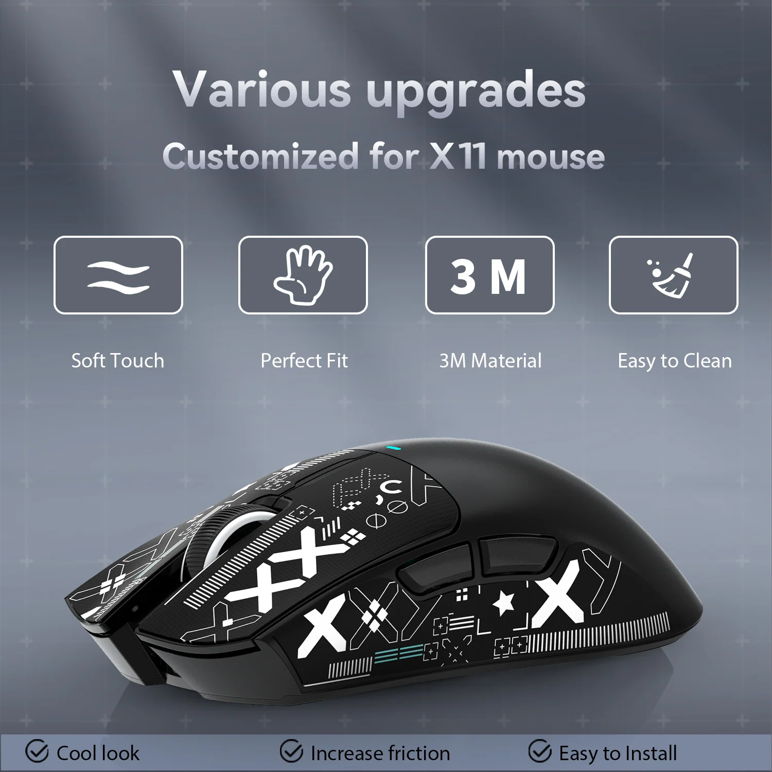 ATTACK SHARK X11 Gaming Mouse Grip Tape - Image 12
