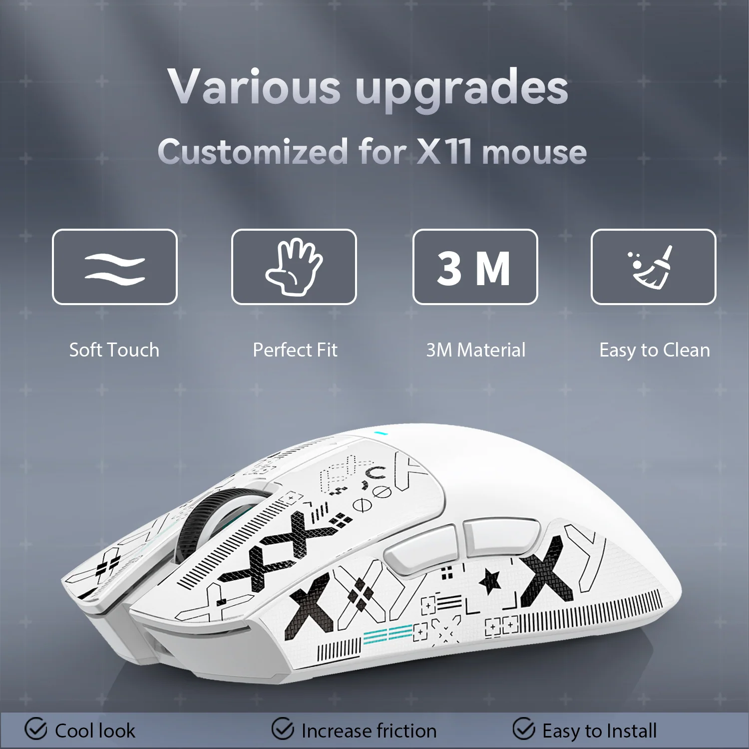 ATTACK SHARK X11 Gaming Mouse Grip Tape - Image 5