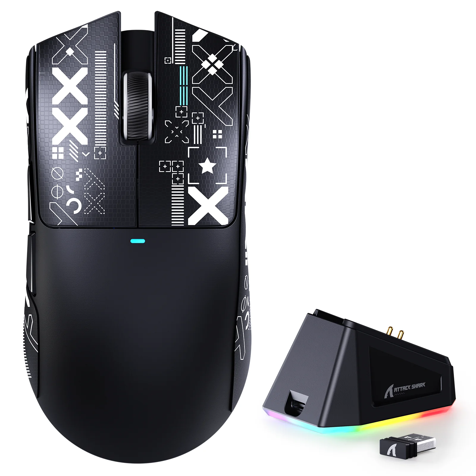 ATTACK SHARK X11 Wireless Gaming Mouse with Charging Dock - Image 10