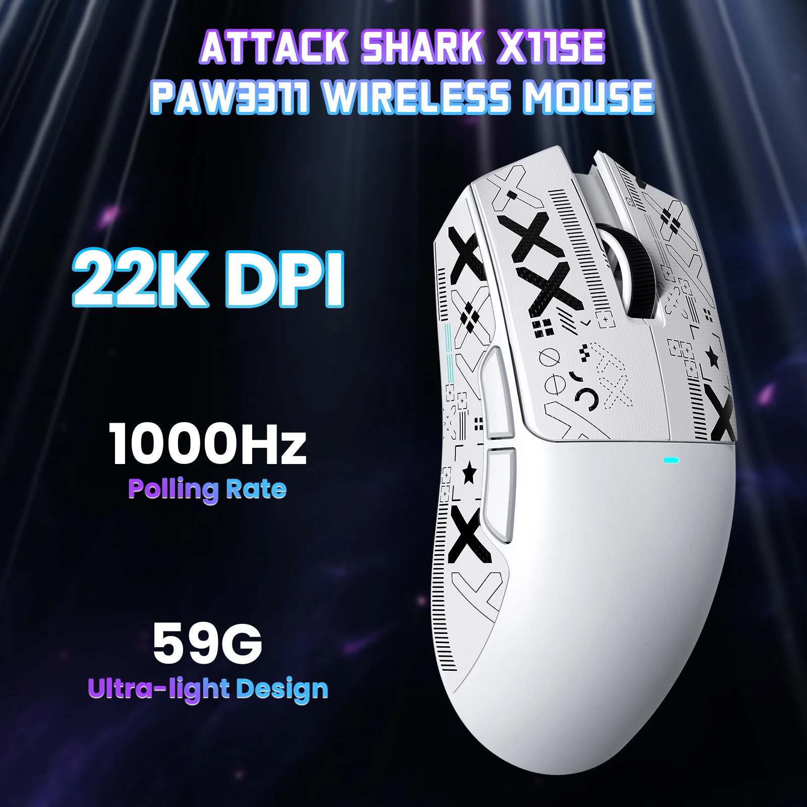 ATTACK SHARK X11SE Wireless Gaming Mouse - Image 33