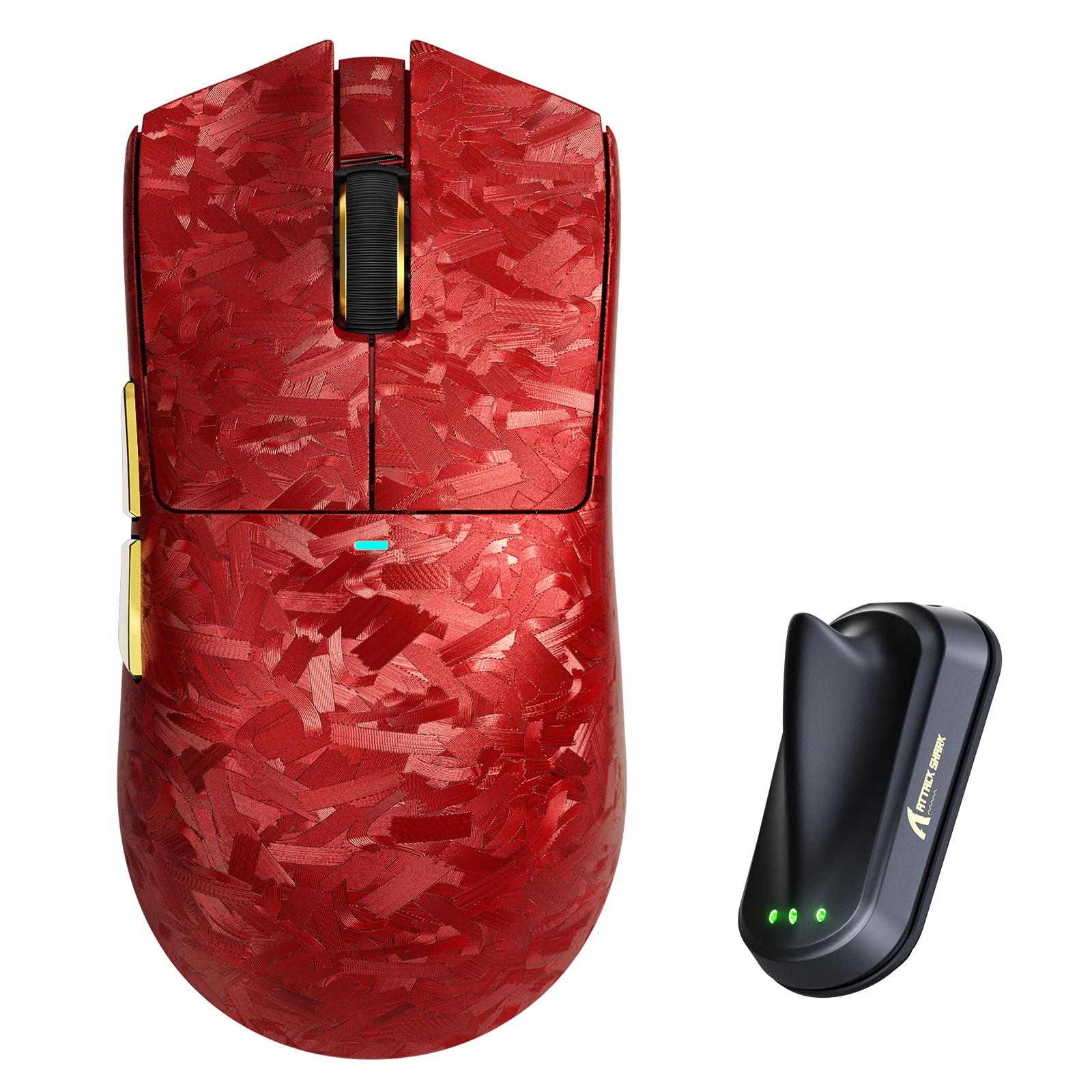 ATTACK SHARK X11 ULTRA Carbon Fiber Wireless 8K PAW3950MAX Gaming Mouse - Image 3